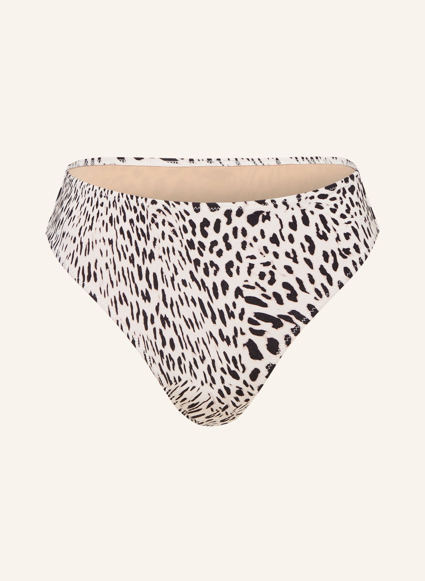 EVARAE High waist bikini bottoms IZA, Color: BLACK/ WHITE (Image 1)