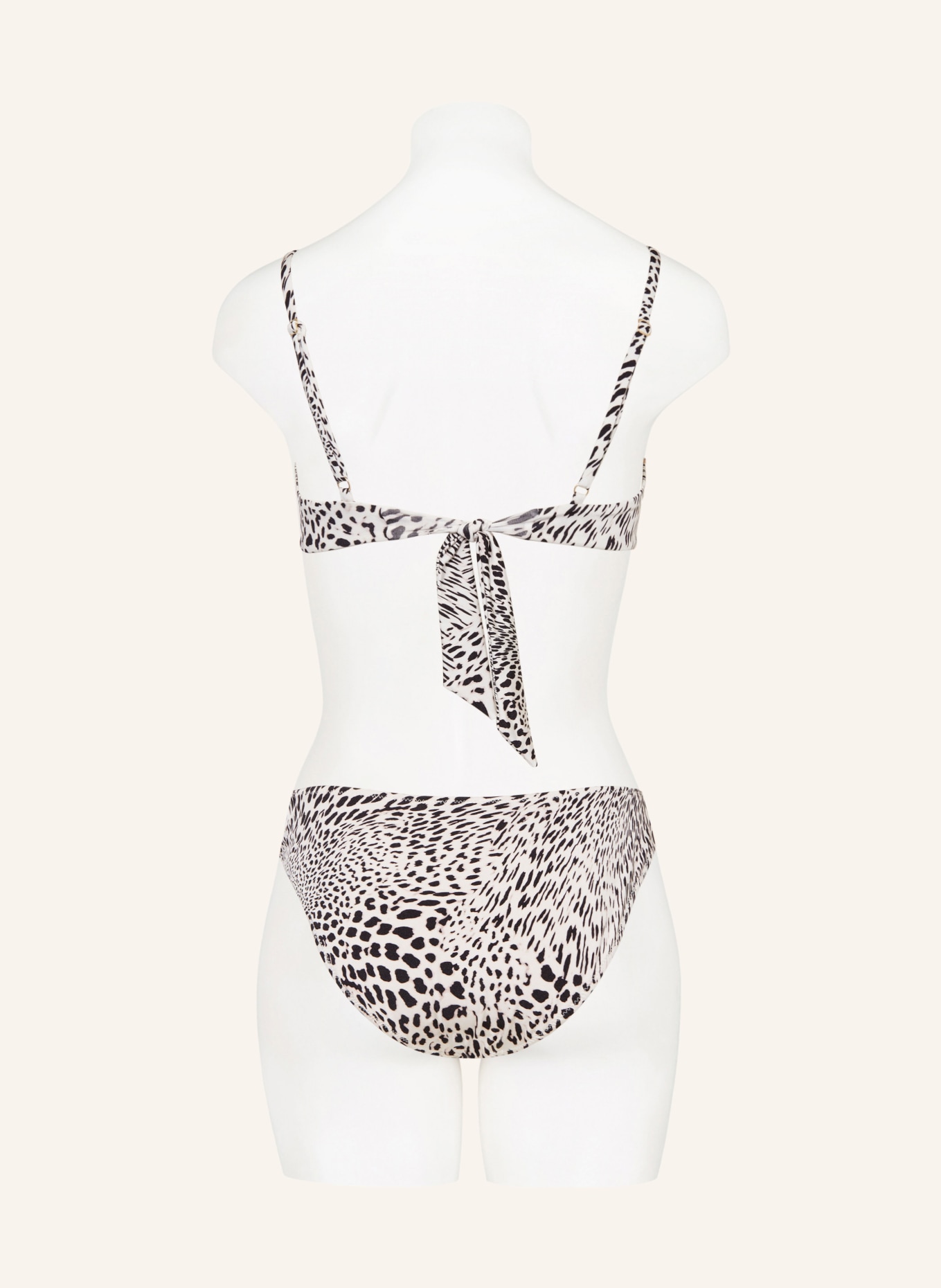 EVARAE Underwired bikini top PIPPA, Color: WHITE/ BLACK (Image 3)