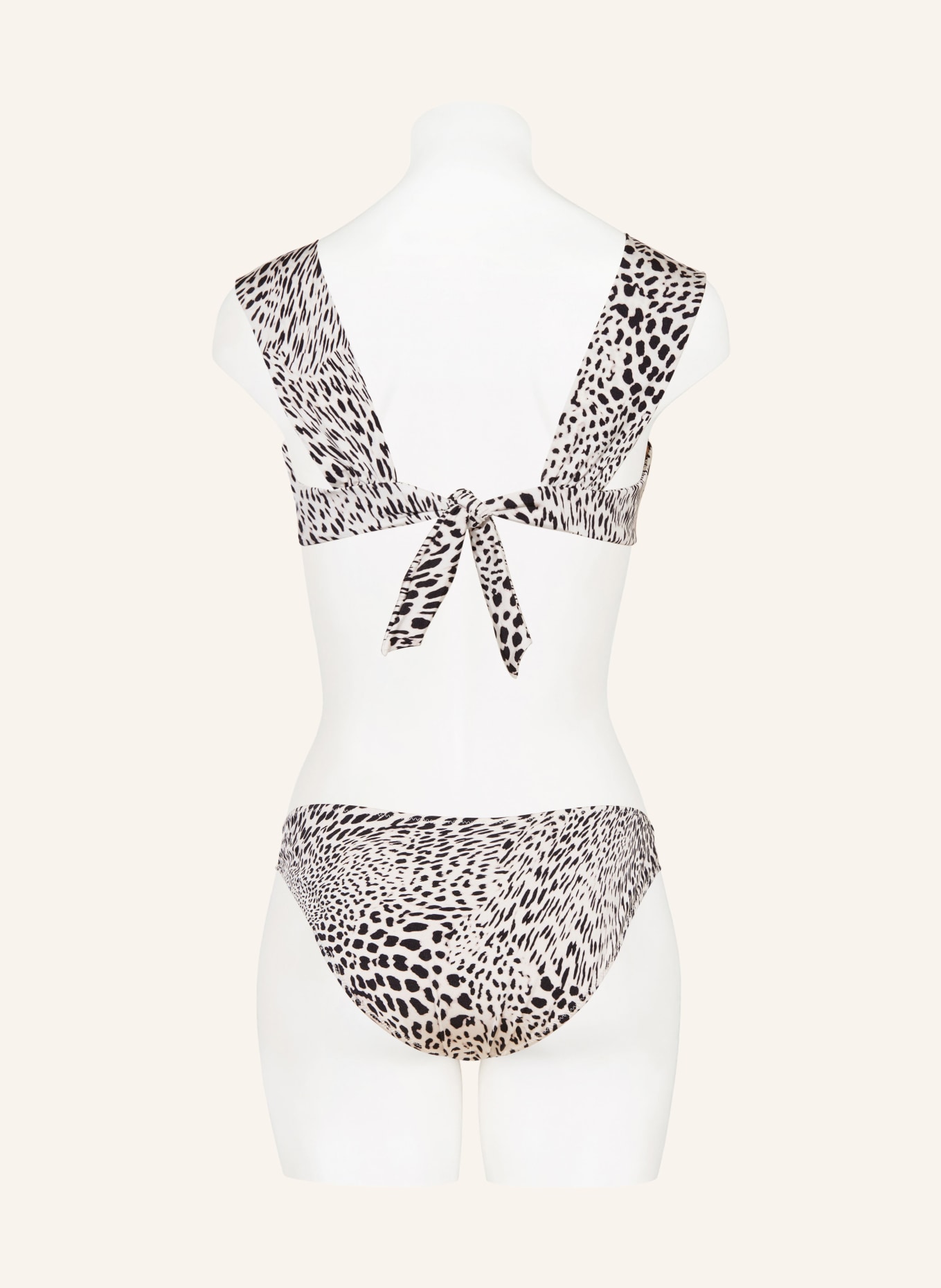 EVARAE Underwired bikini top AUDREY, Color: WHITE/ BLACK (Image 3)