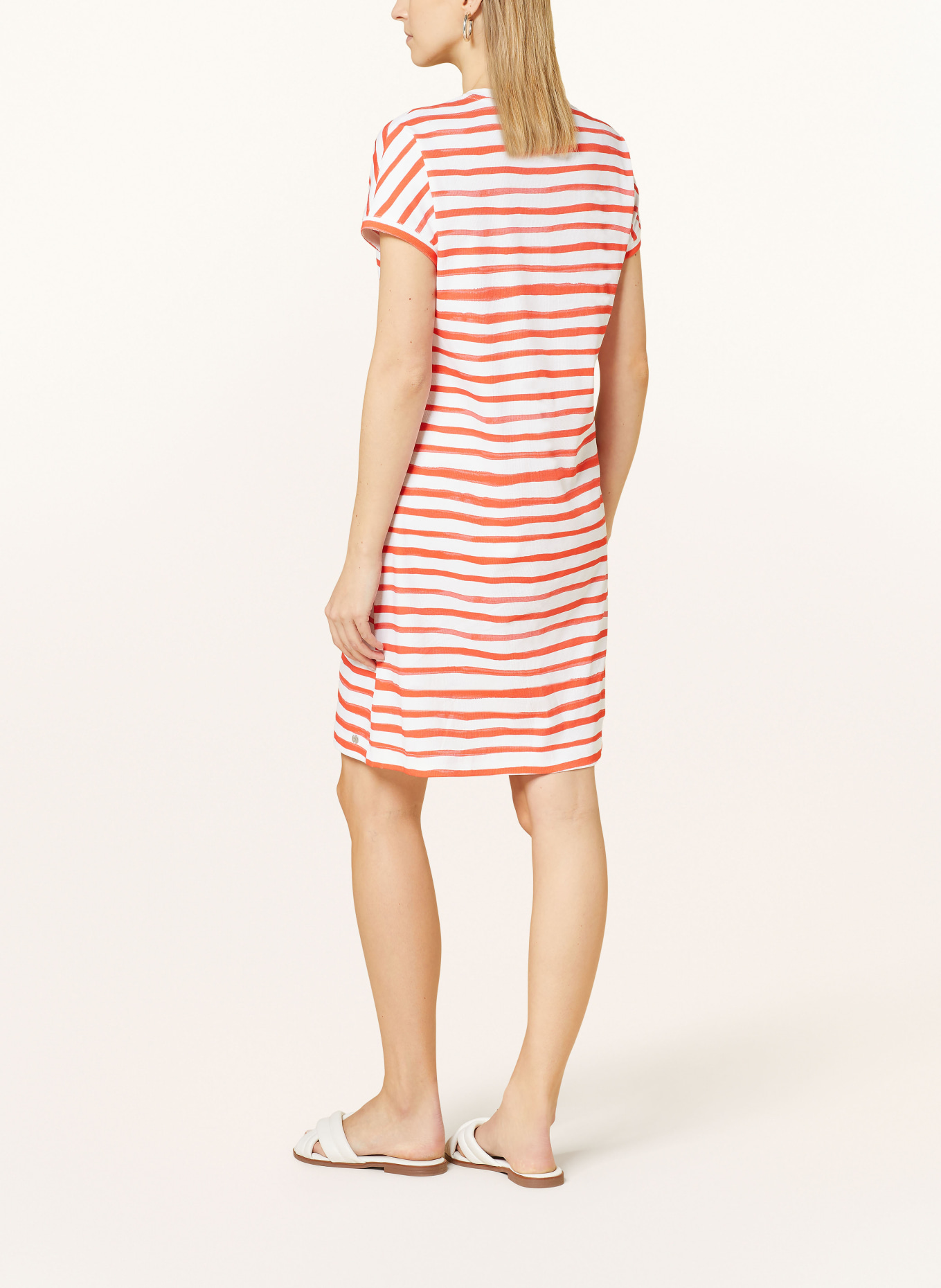 MARC CAIN Jersey dress, Color: 223 bright tomato (Image 3)