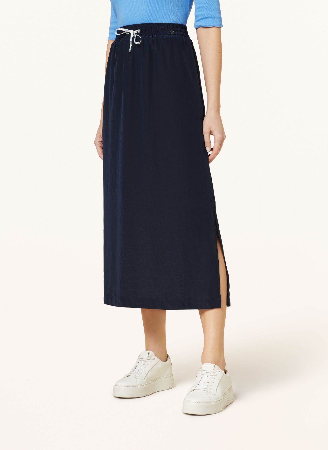 MARC CAIN Skirt, Color: 395 MIDNIGHT BLUE (Image 4)