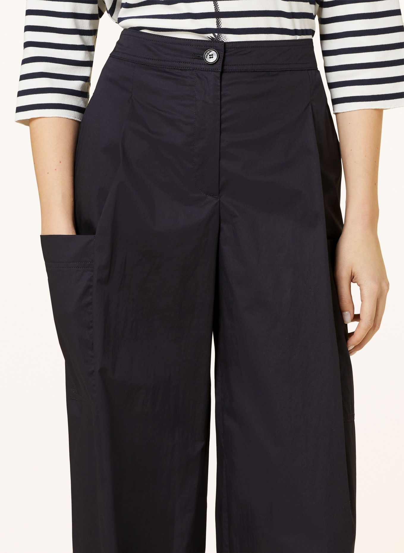 MARC CAIN Cargo pants WARIN, Color: 395 MIDNIGHT BLUE (Image 5)