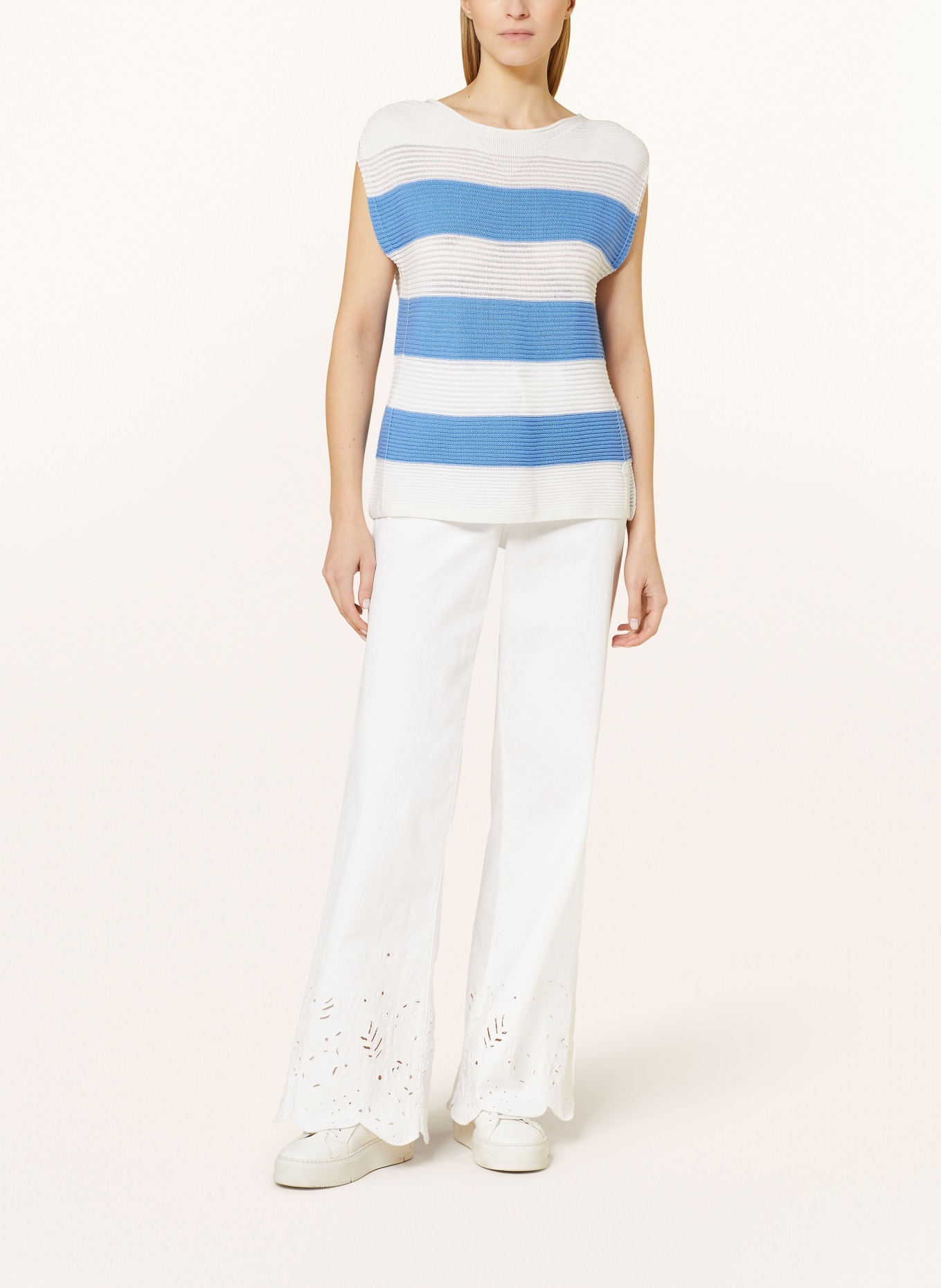 MARC CAIN Knit top, Color: 363 bright azure (Image 2)