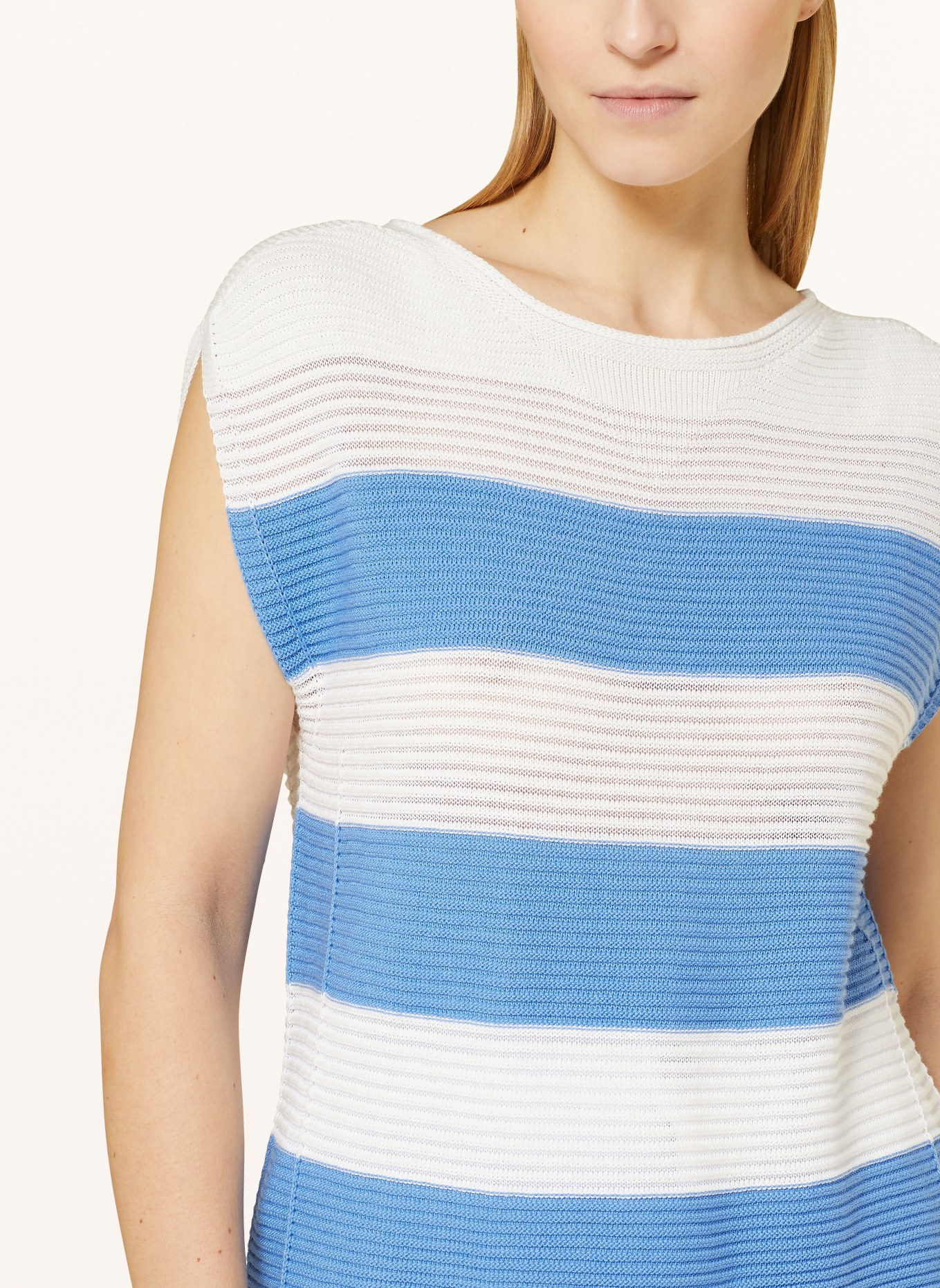 MARC CAIN Knit top, Color: 363 bright azure (Image 4)
