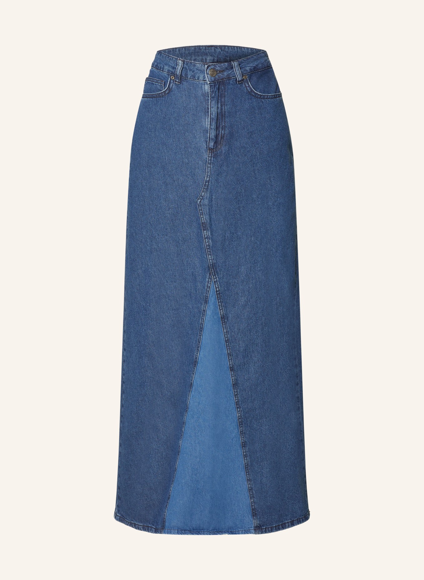 SOMETHINGNEW Spódnica jeansowa SNEMILY, Kolor: MEDIUM BLUE DENIM (Obrazek 1)