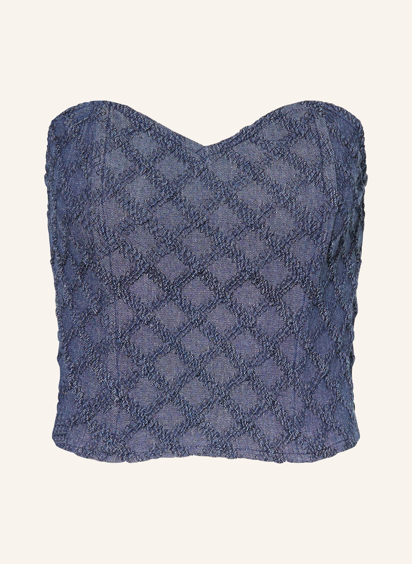 SOMETHINGNEW Cropped top SNKATHRIN, Color: BLUE (Image 1)