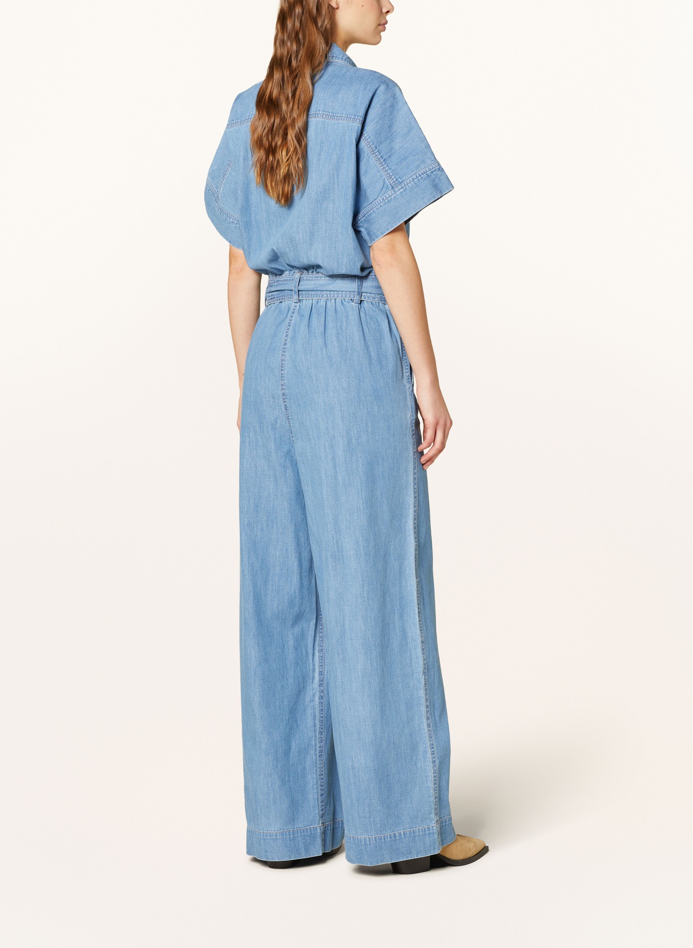 lollys laundry Denim jumpsuit MATHILDE in 22 light blue