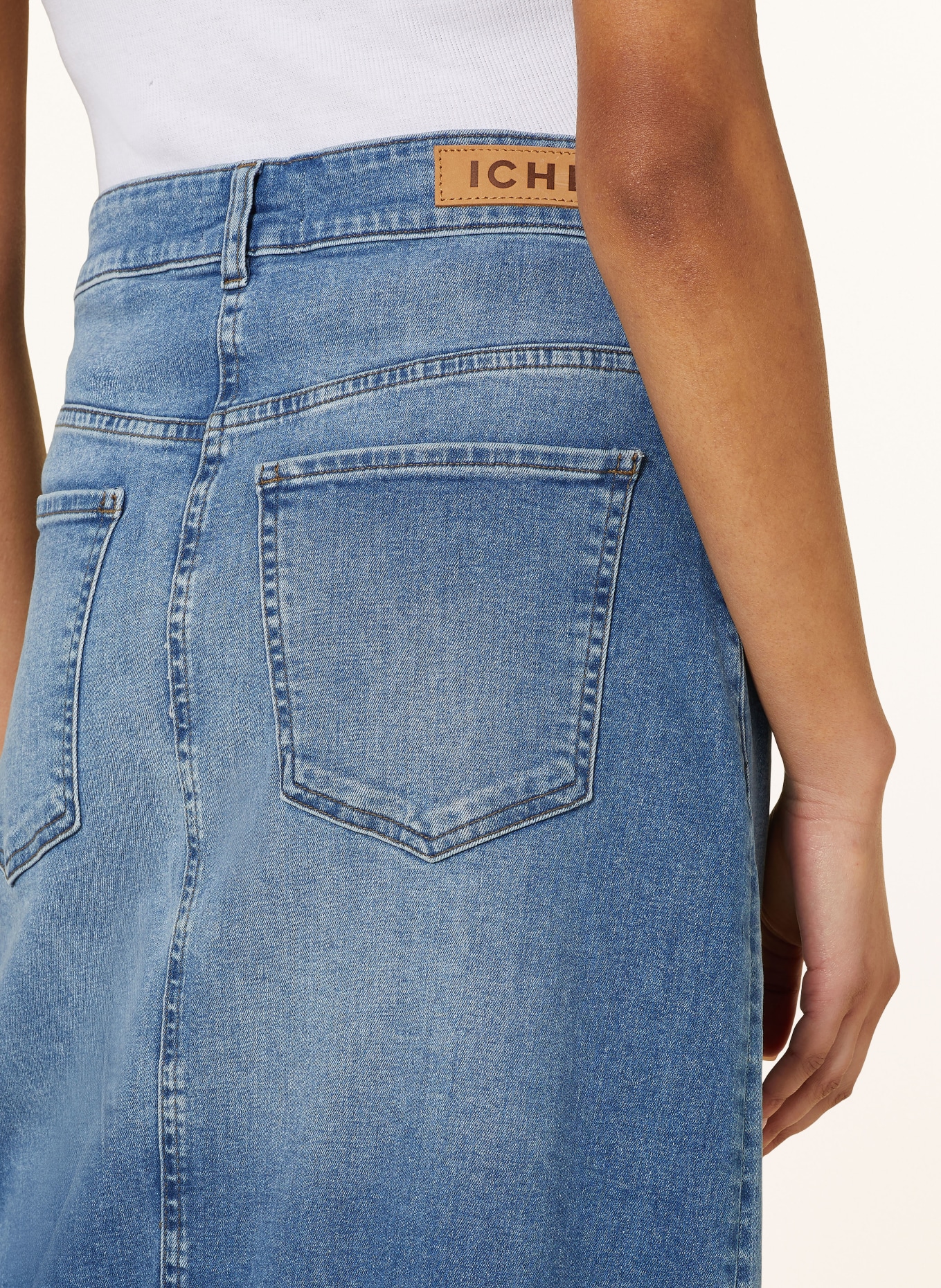 ICHI Denim skirt IHTWIGGY, Color: 19044 Light Blue (Image 4)