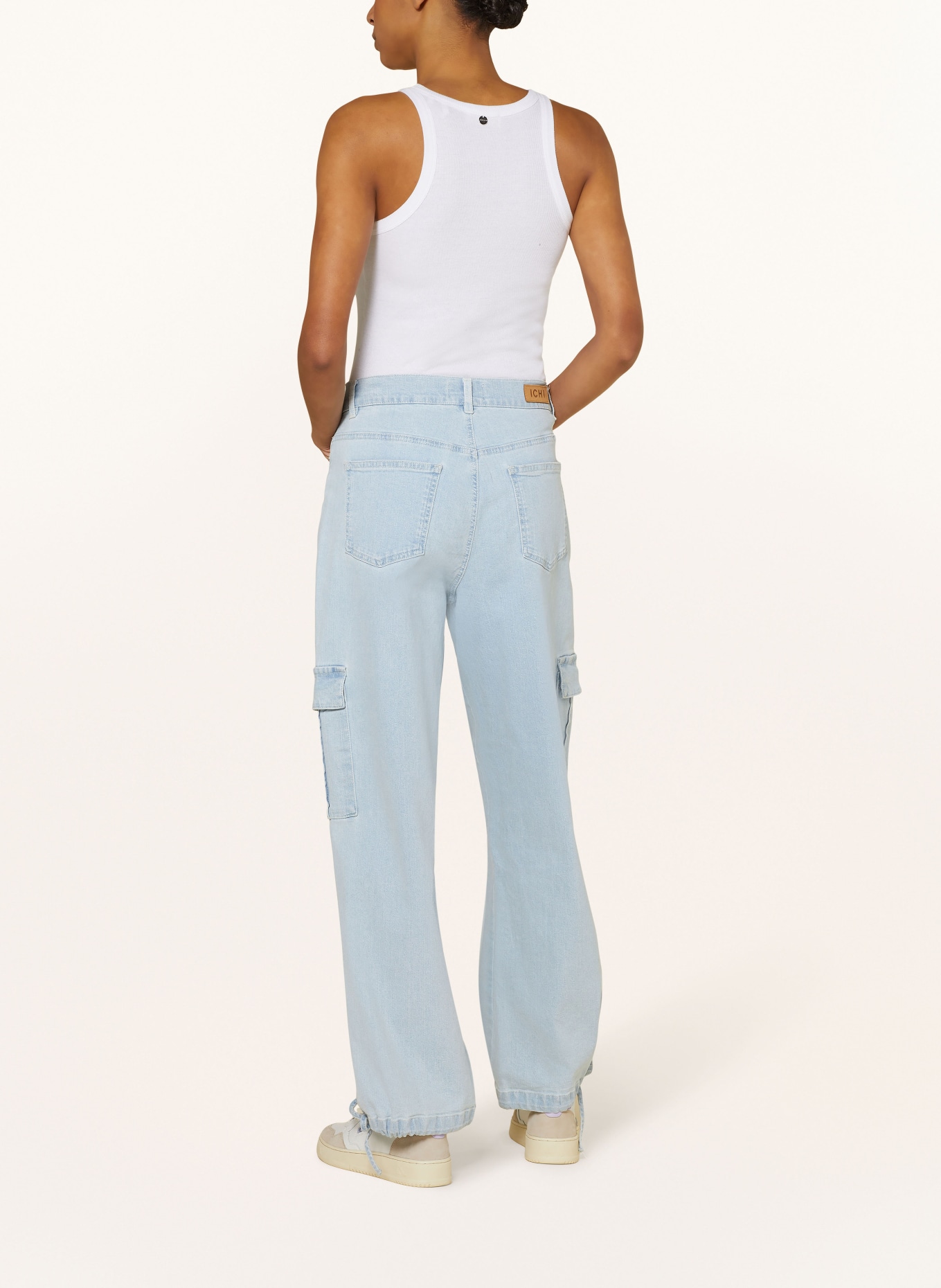 ICHI Cargo jeans IHCARLEY, Color: 200792 Light blue washed (Image 3)