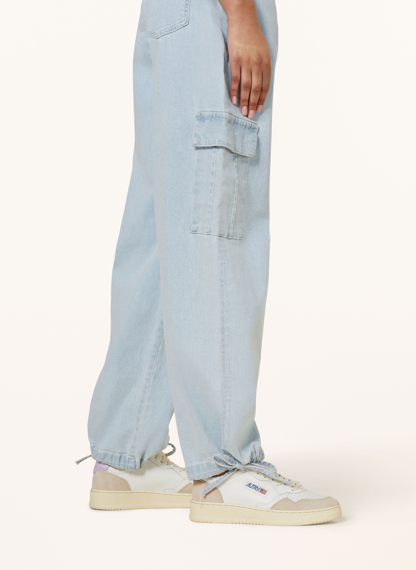 ICHI Cargo jeans IHCARLEY, Color: 200792 Light blue washed (Image 5)
