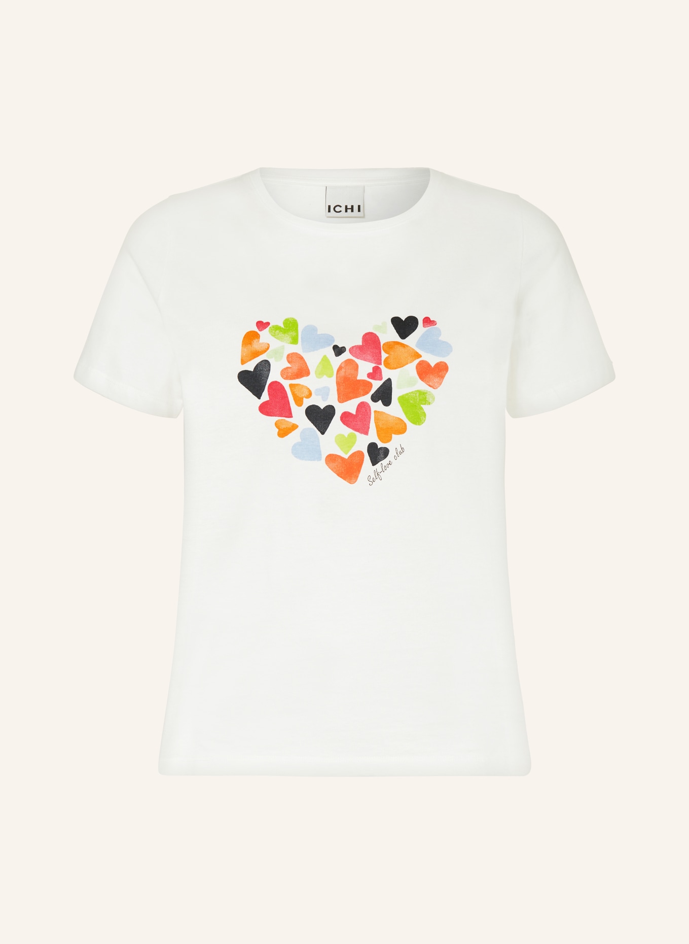 ICHI T-Shirt IHOSSI, Farbe: CREME (Bild 1)