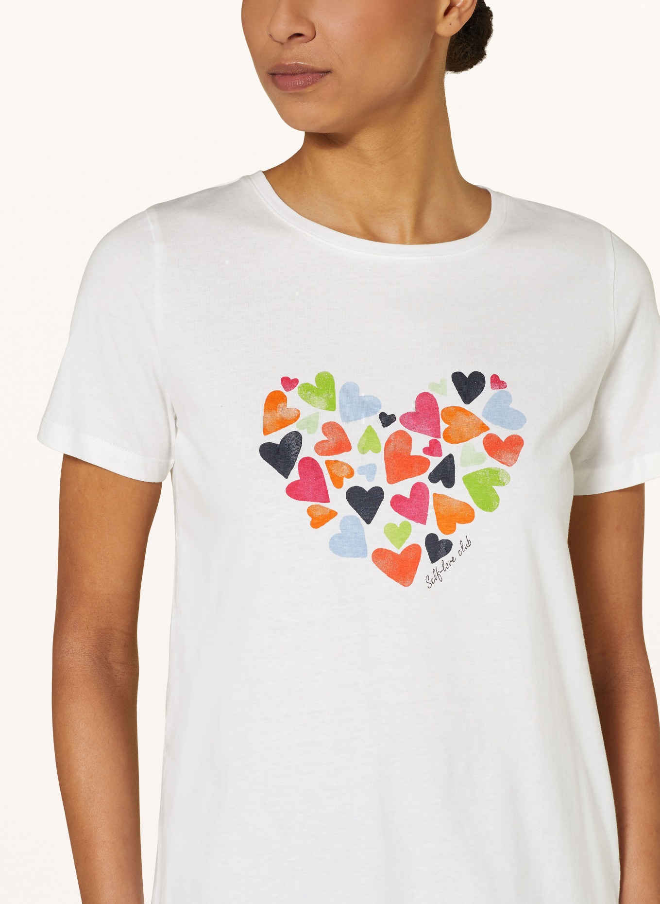 ICHI T-shirt IHOSSI, Color: CREAM (Image 4)
