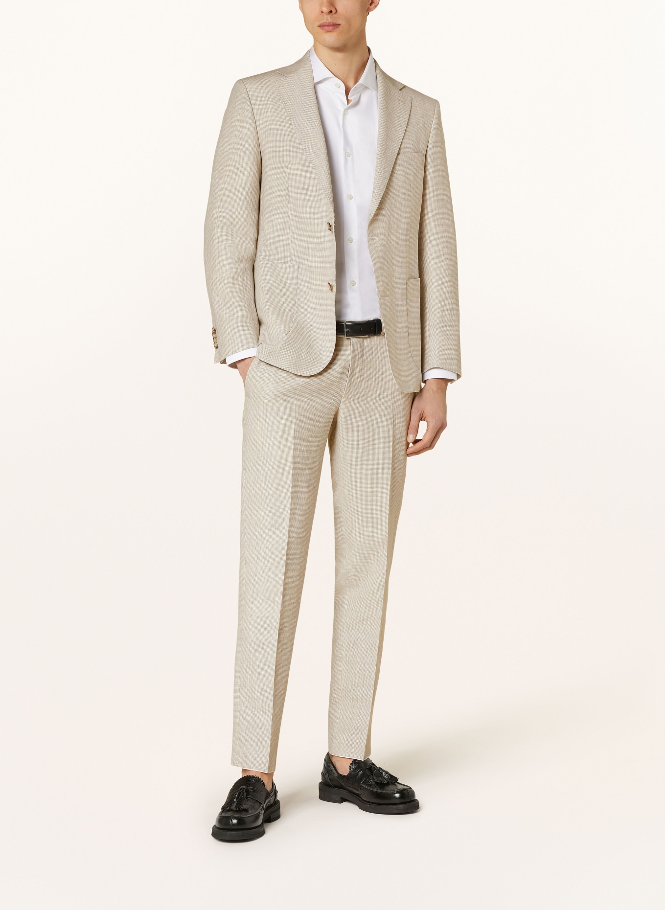 EDUARD DRESSLER Suit trousers JANIS shaped fit, Color: BEIGE (Image 2)