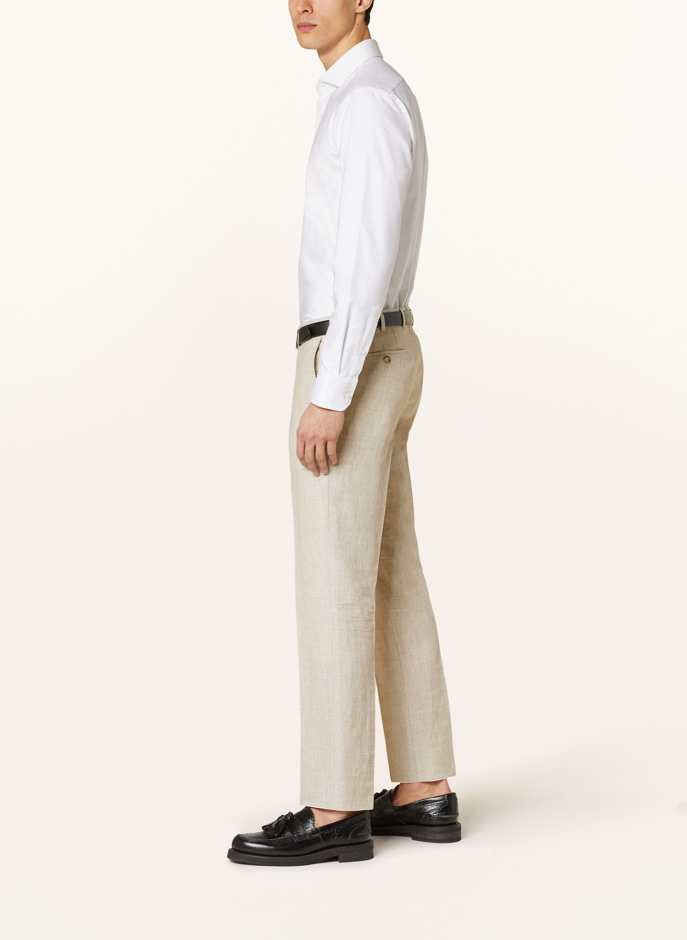 EDUARD DRESSLER Anzughose JANIS Shaped Fit, Farbe: BEIGE (Bild 5)