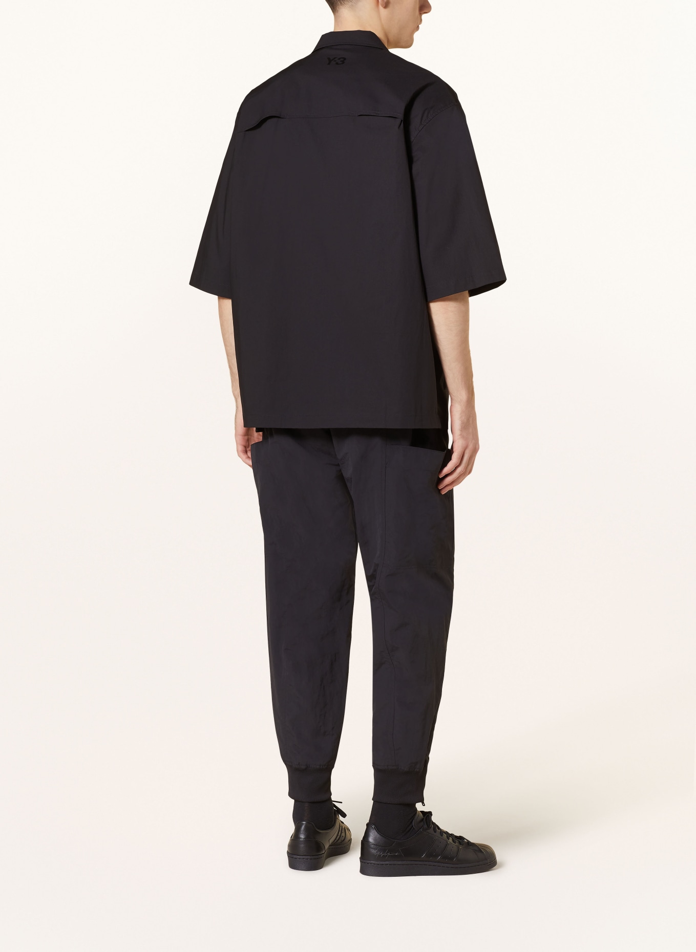Y-3 Short sleeve shirt comfort fit, Color: BLACK (Image 3)