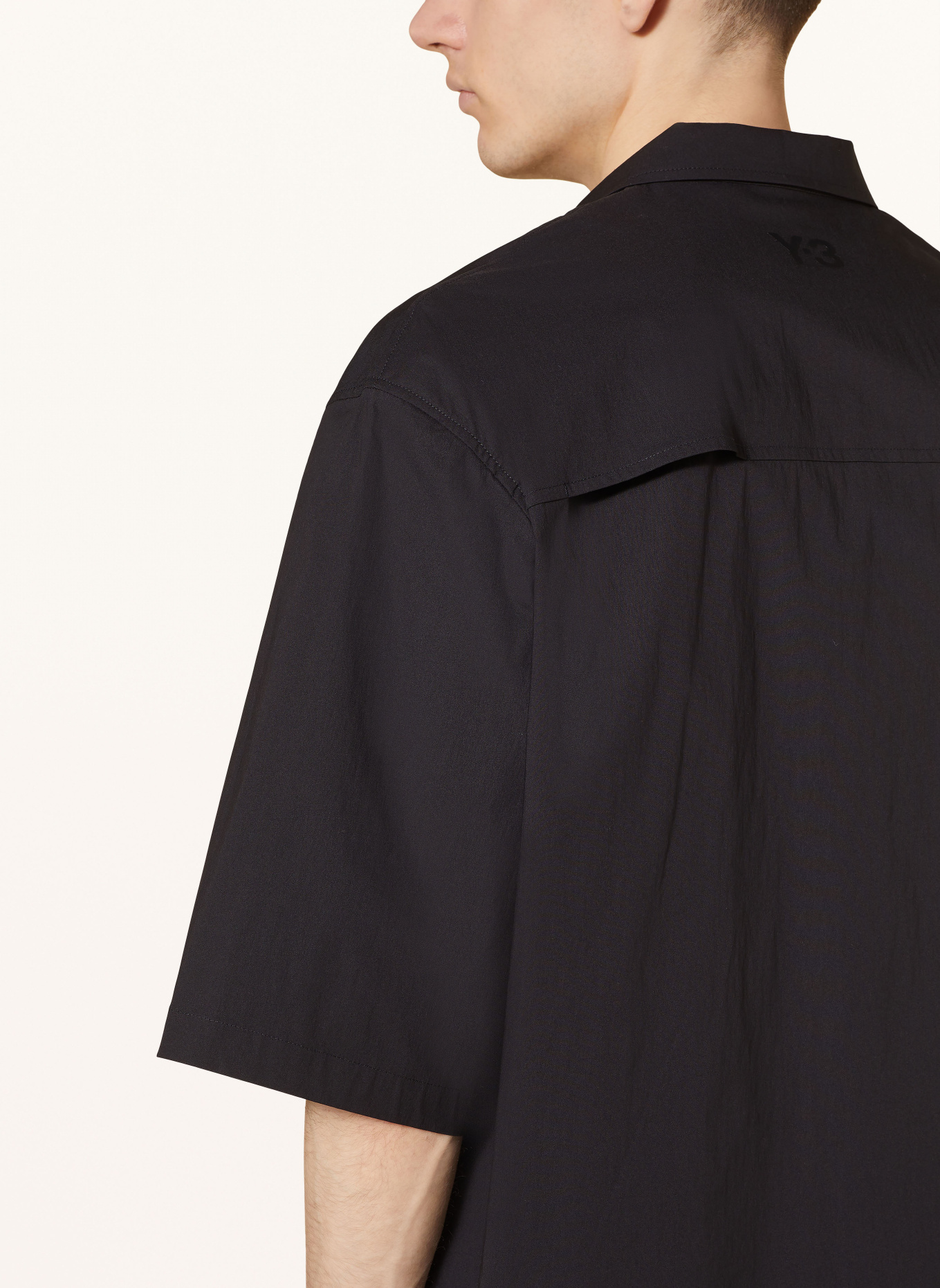 Y-3 Short sleeve shirt comfort fit, Color: BLACK (Image 5)