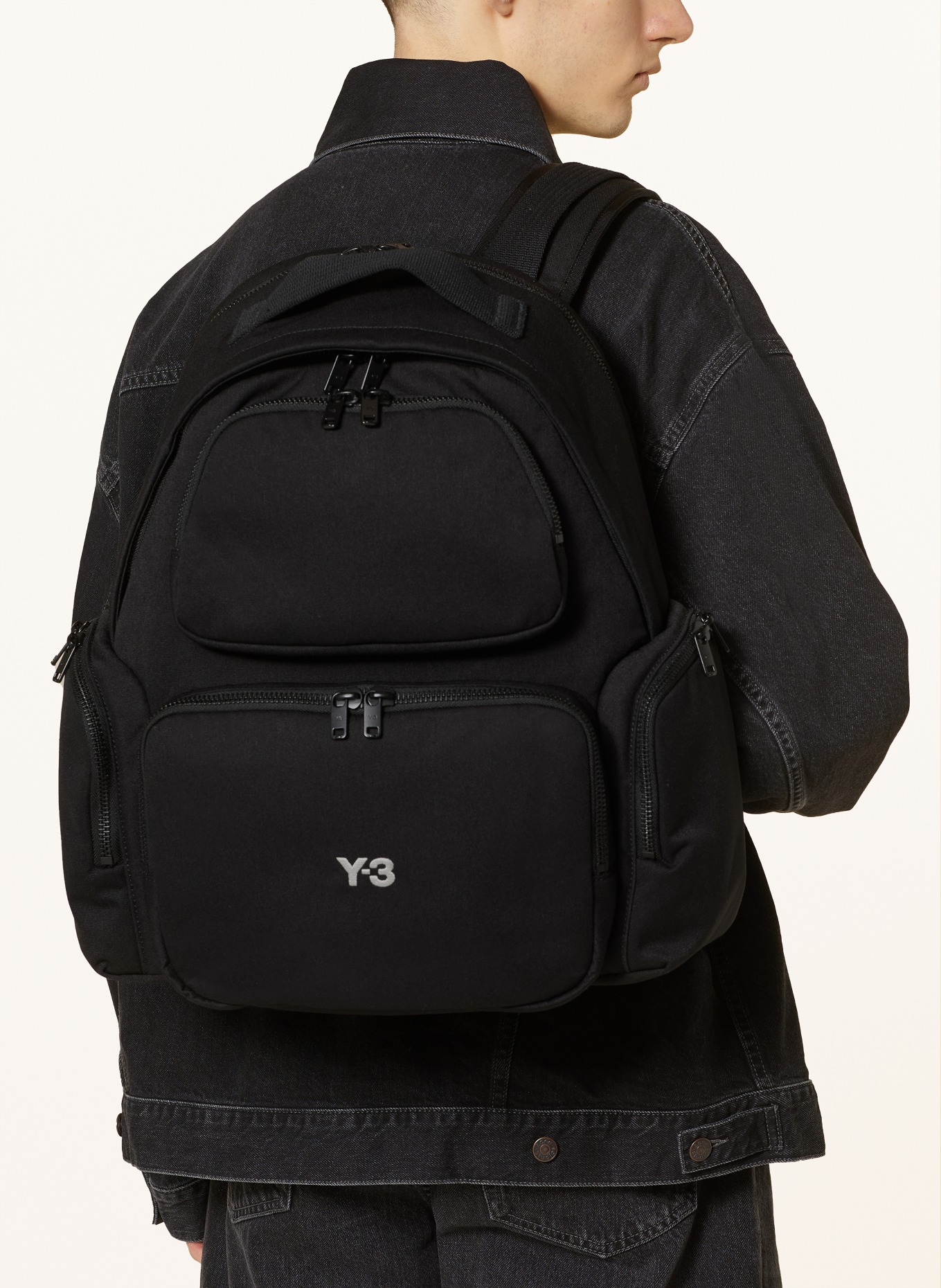 Y-3 Backpack, Color: BLACK (Image 4)