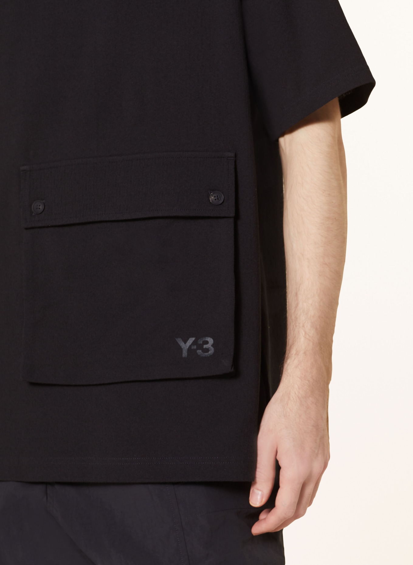 Y-3 T-shirt, Color: BLACK (Image 4)