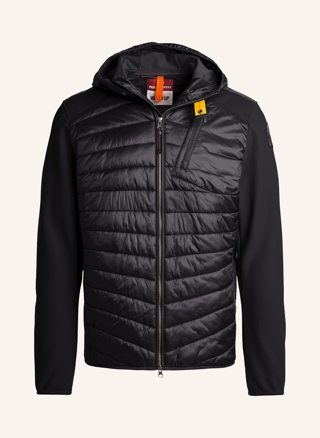 PARAJUMPERS Quilted jacket NOLAN, Color: BLACK (Image 1)