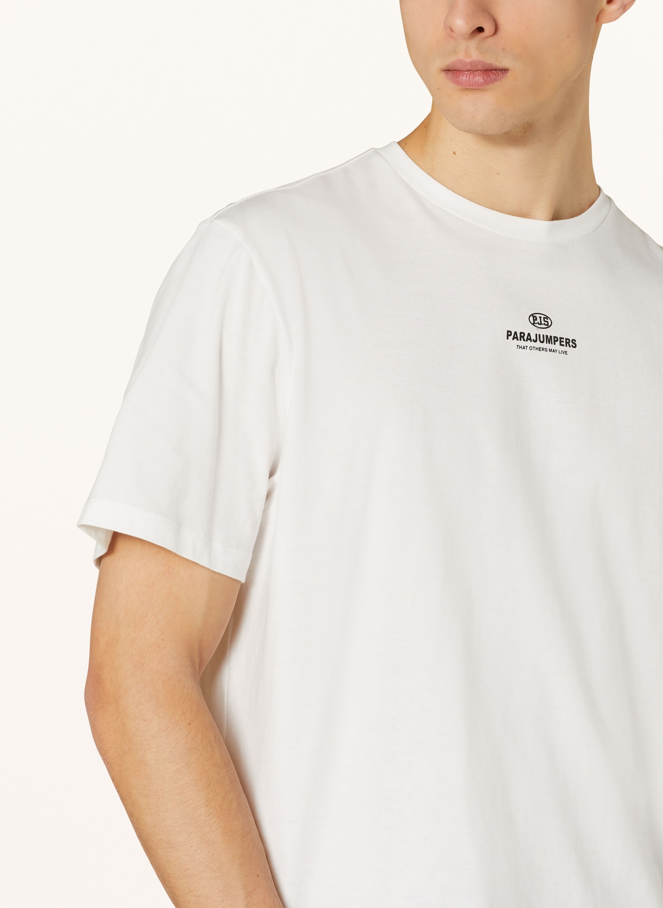 PARAJUMPERS T-Shirt BOE, Farbe: WEISS/ SCHWARZ (Bild 4)