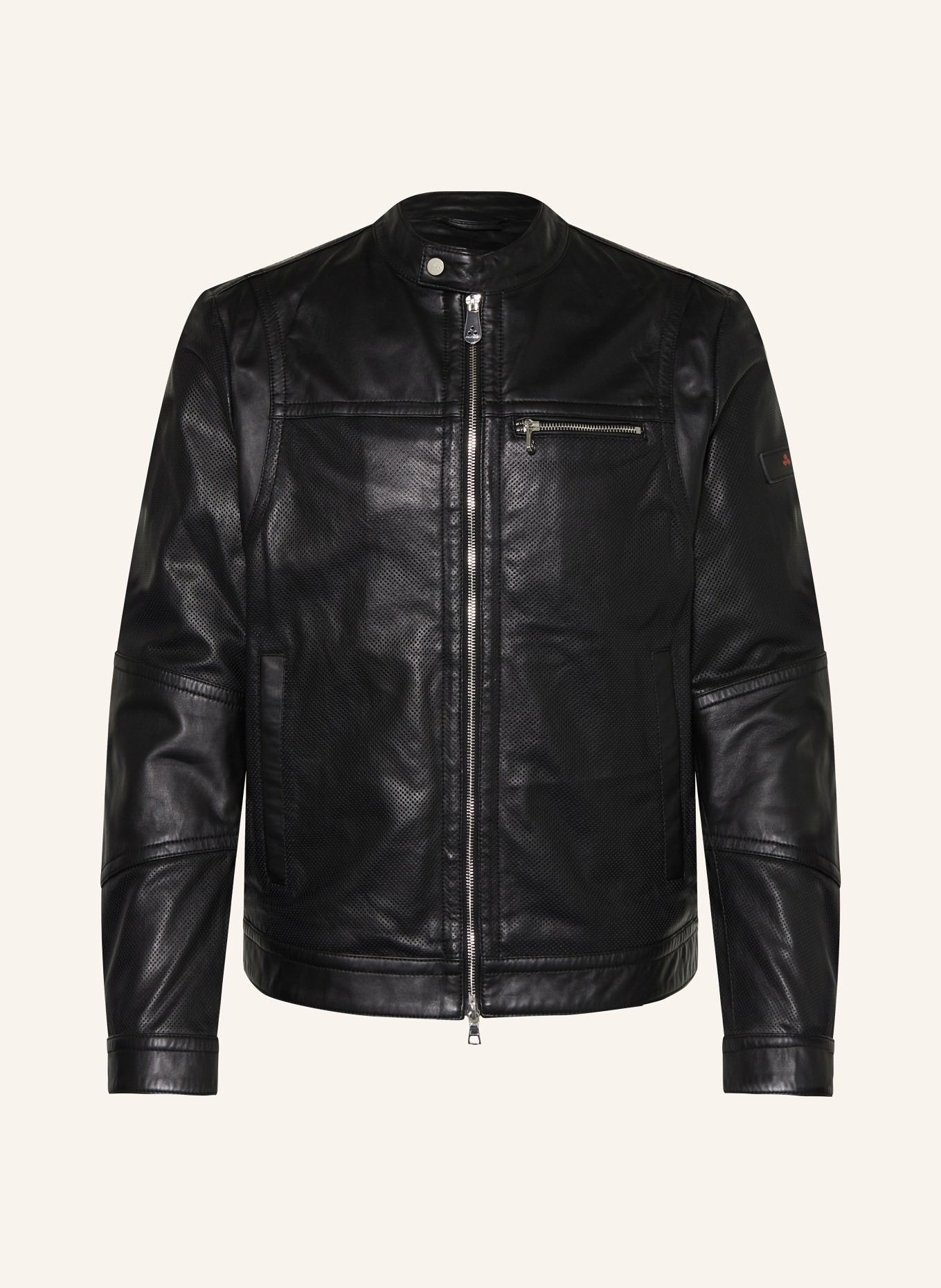 PEUTEREY Leather jacket TRARIE, Color: BLACK (Image 1)