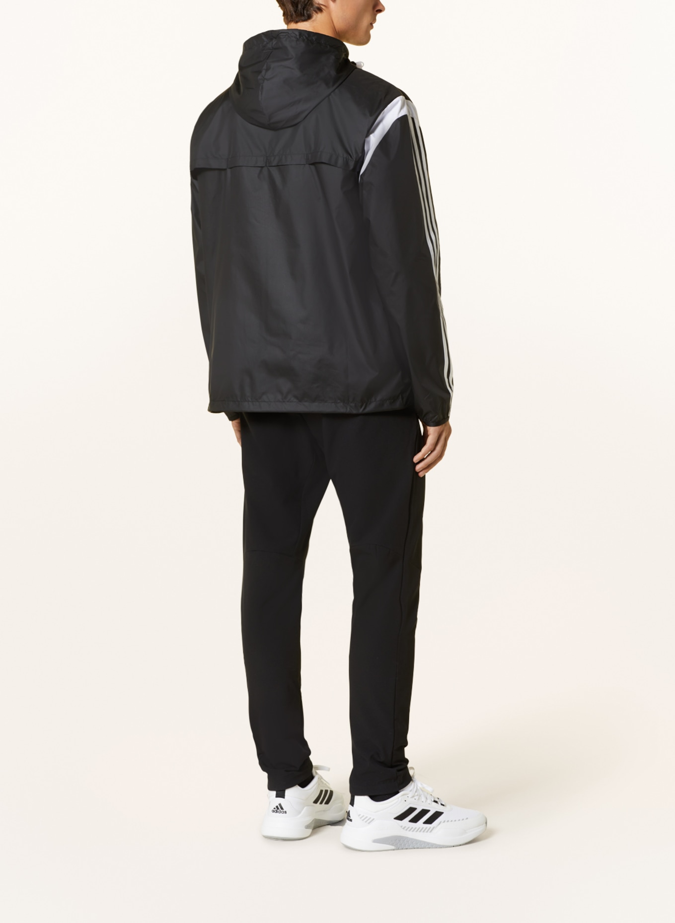 adidas Training jacket COLORBLOCK WINDBREAKER, Color: BLACK (Image 3)