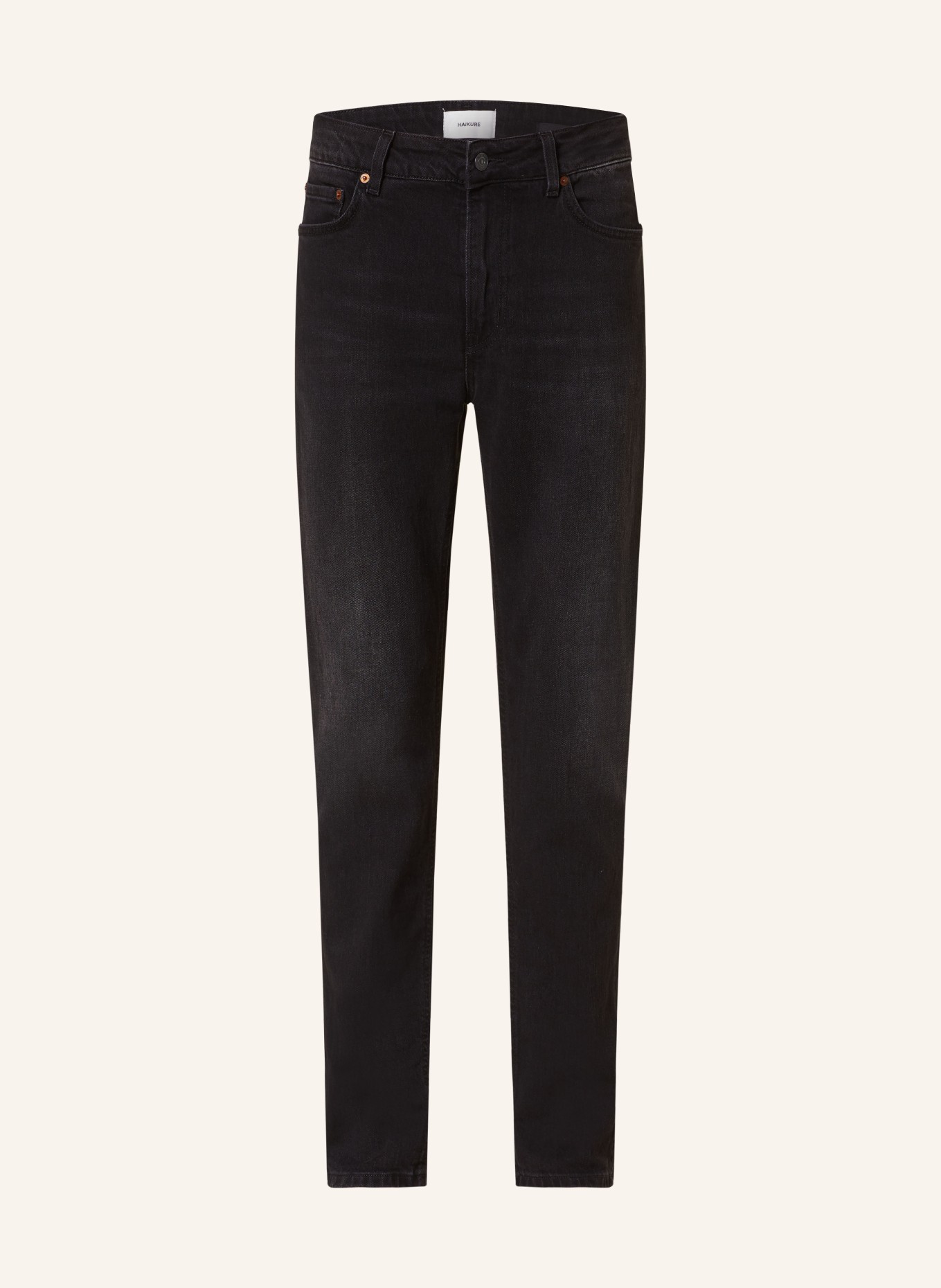 HAIKURE Jeans CLEVELAND ZIP Extra Slim Fit, Farbe: SCHWARZ (Bild 1)