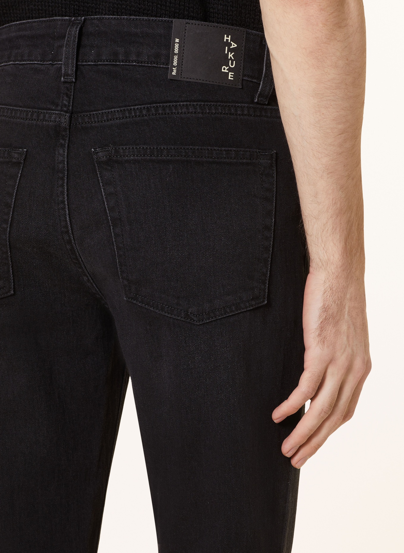 HAIKURE Jeans CLEVELAND ZIP extra slim fit, Color: BLACK (Image 5)