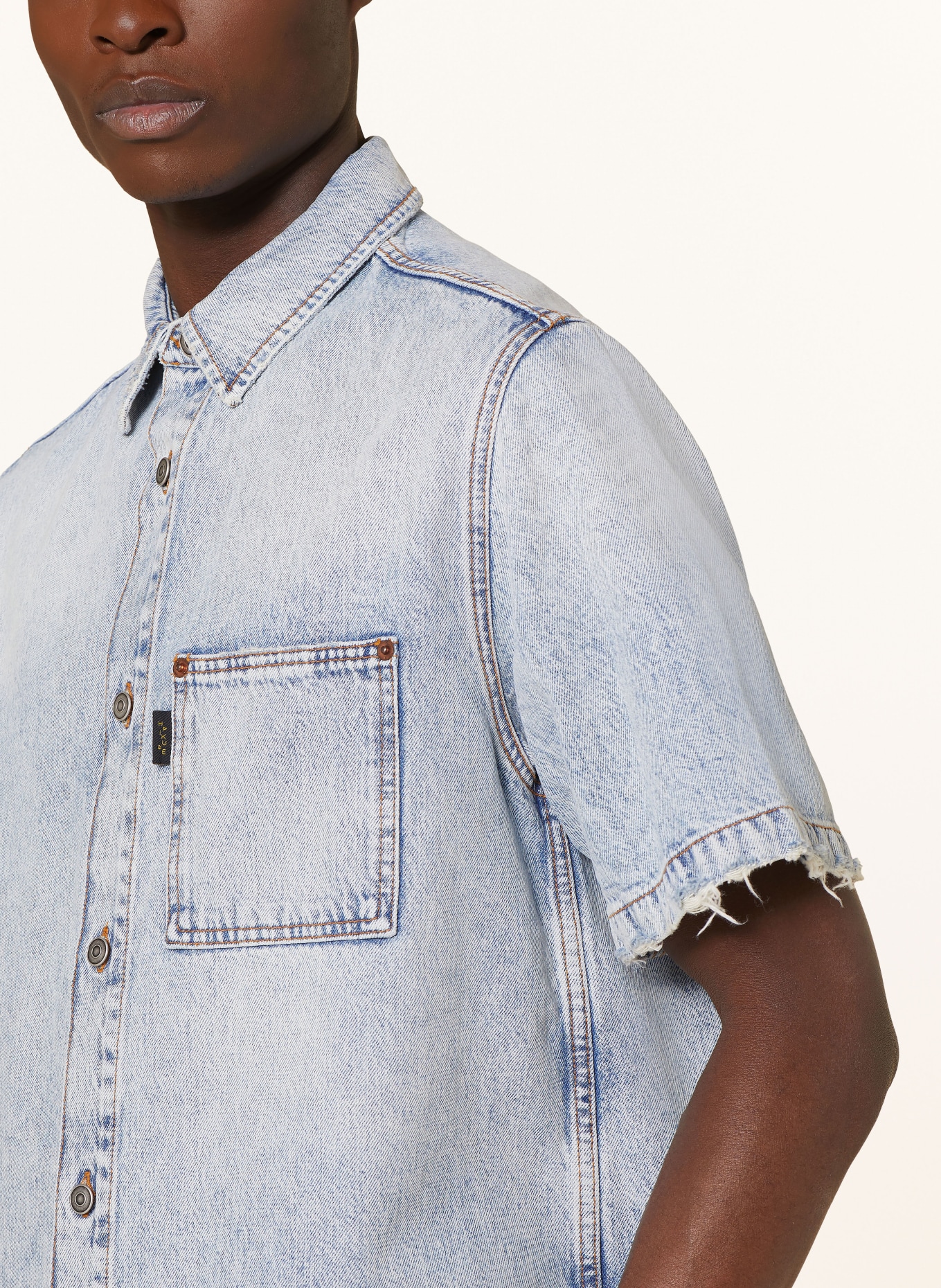 HAIKURE Koszula jeansowa JERRY comfort fit, Kolor: JASNONIEBIESKI (Obrazek 4)
