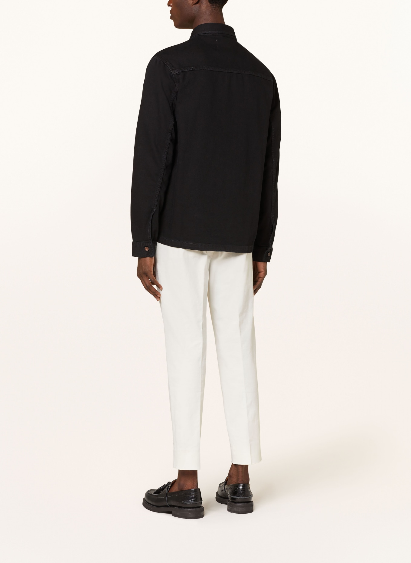 HAIKURE Denim shirt RICHIE comfort fit, Color: BLACK (Image 3)
