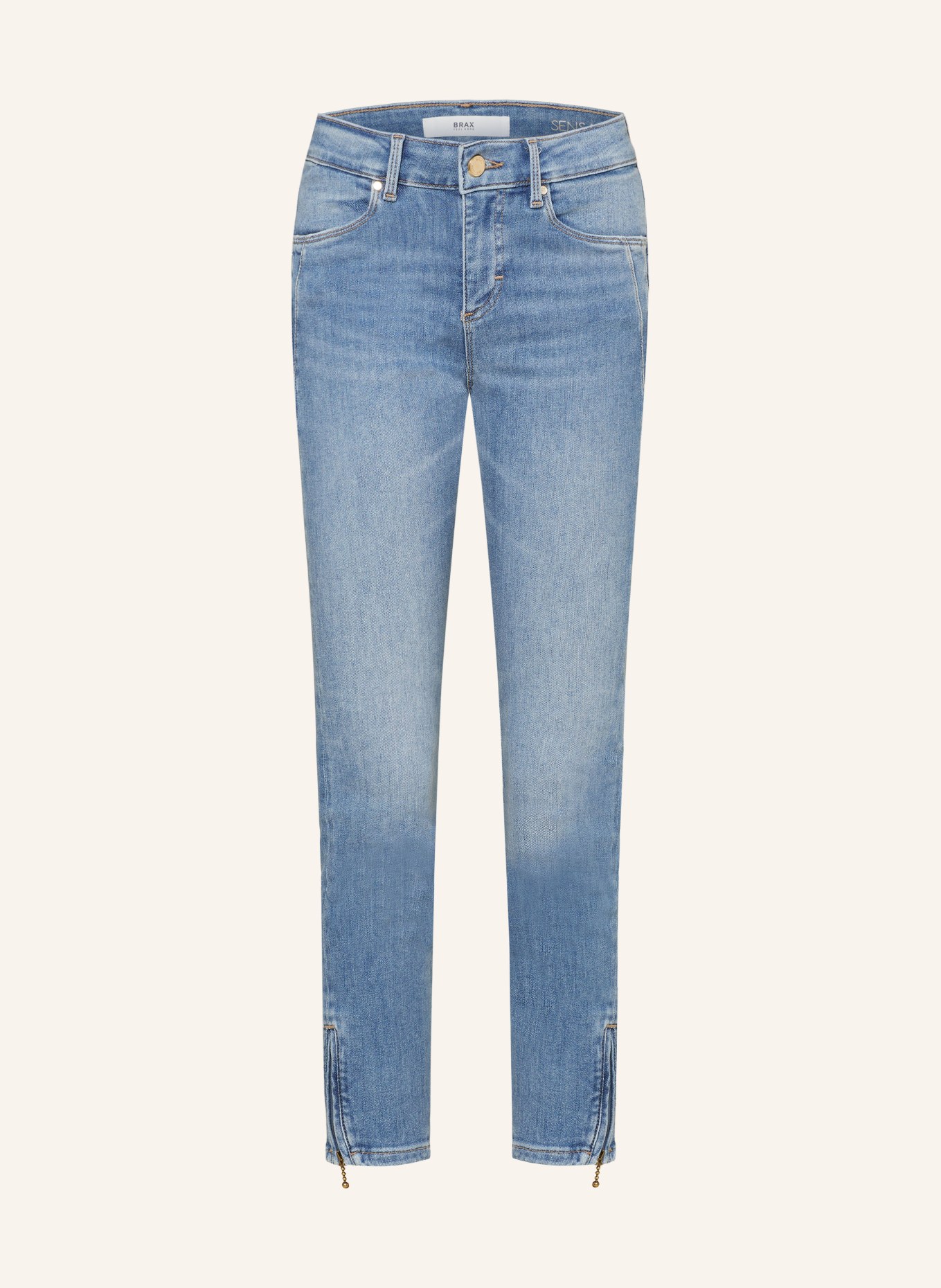 BRAX 7/8 jeans ANA S, Color: 29 USED SUMMER BLUE (Image 1)