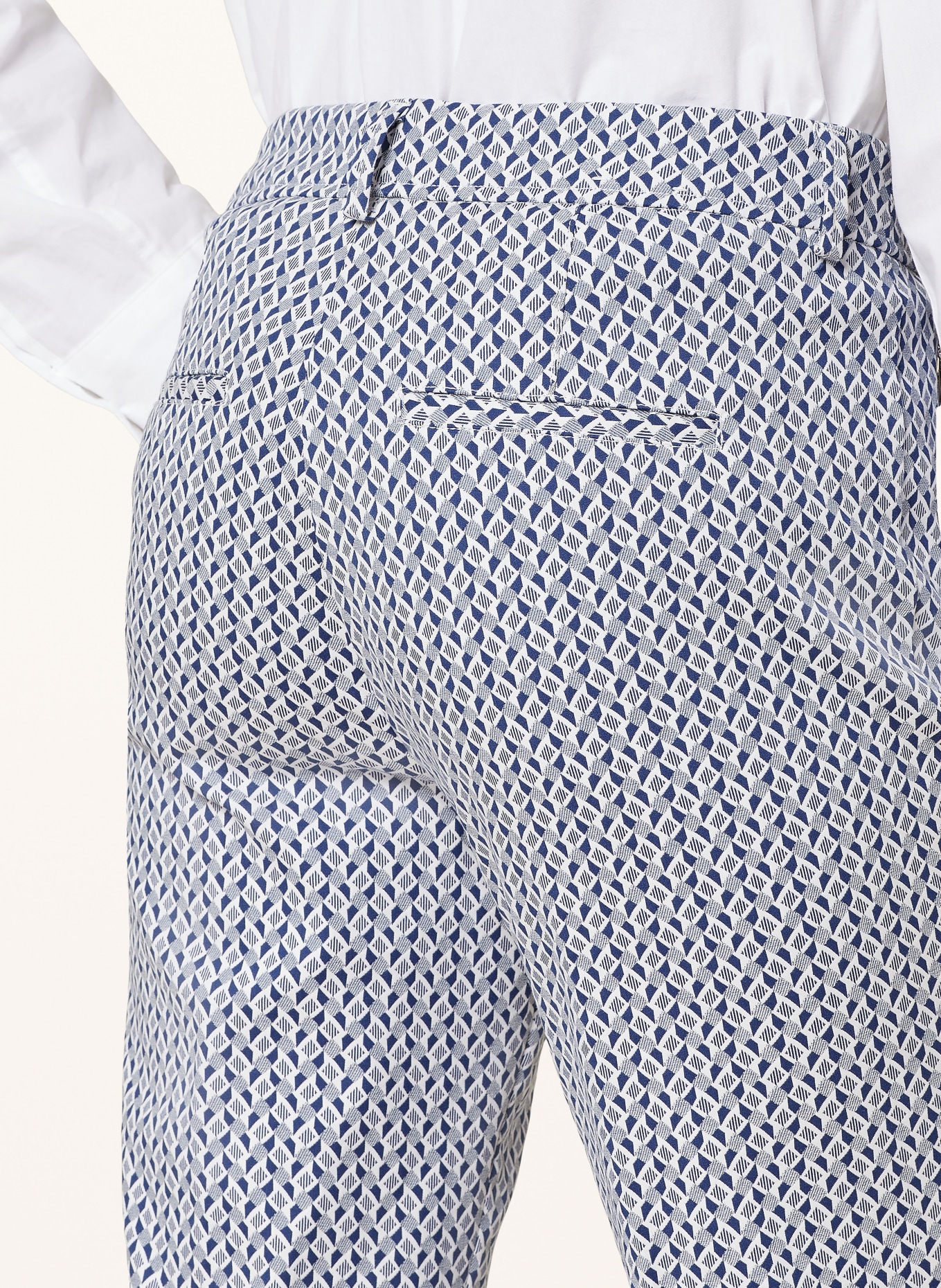 BRAX Trousers MARON S, Color: DARK BLUE/ WHITE (Image 5)