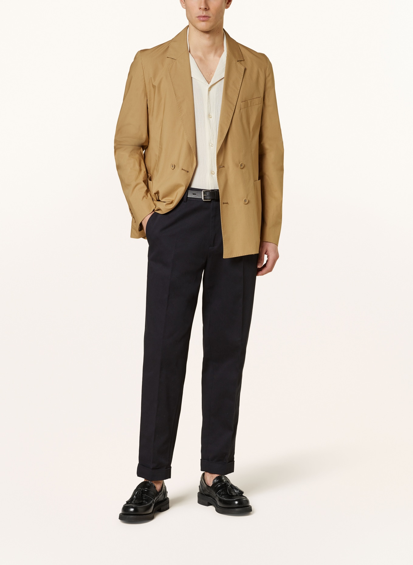 Officine Générale Tailored jacket LEON slim fit, Color: BRITISH KHAKI (Image 2)