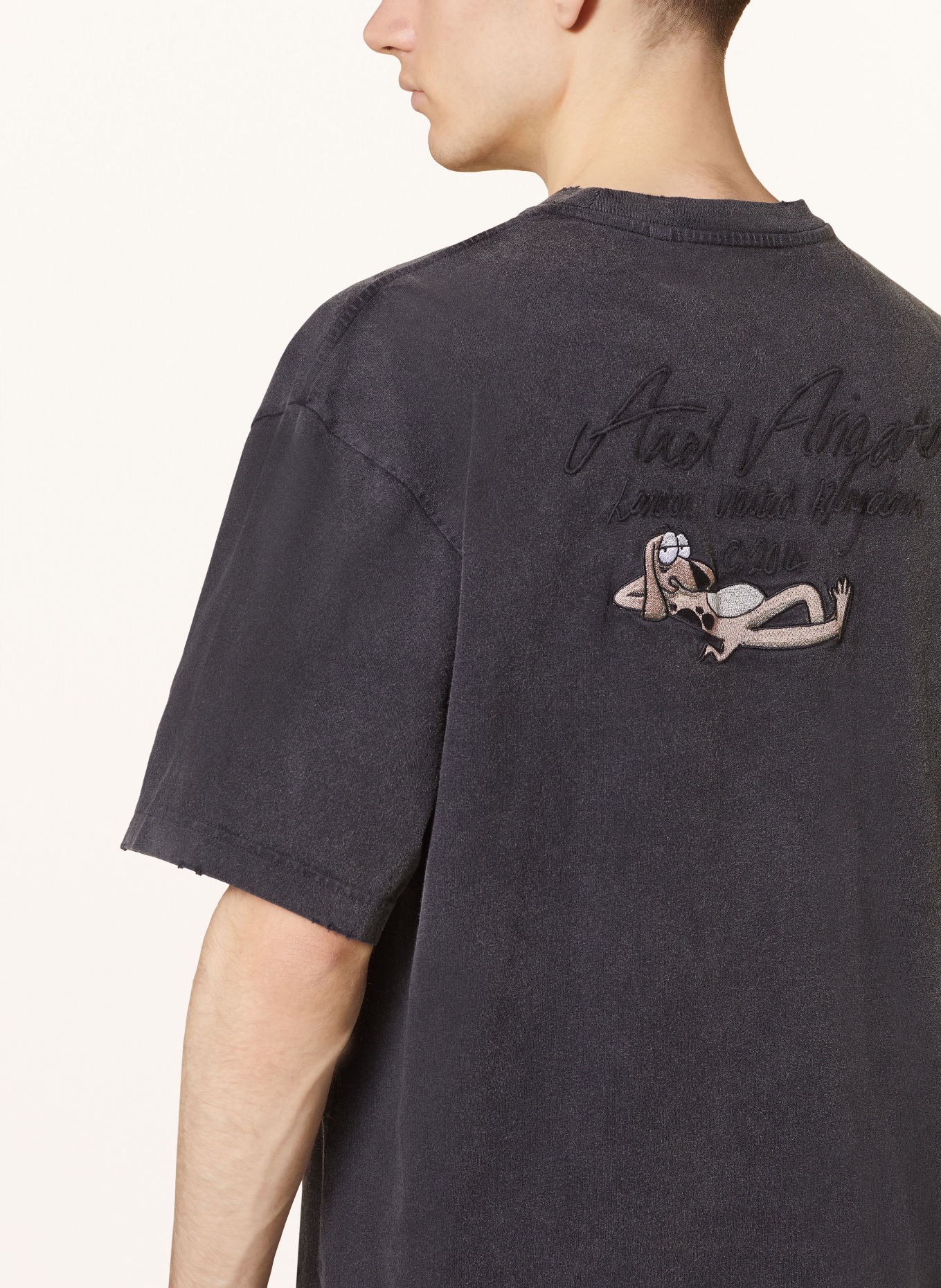 AXEL ARIGATO T-Shirt WES, Farbe: DUNKELGRAU (Bild 4)