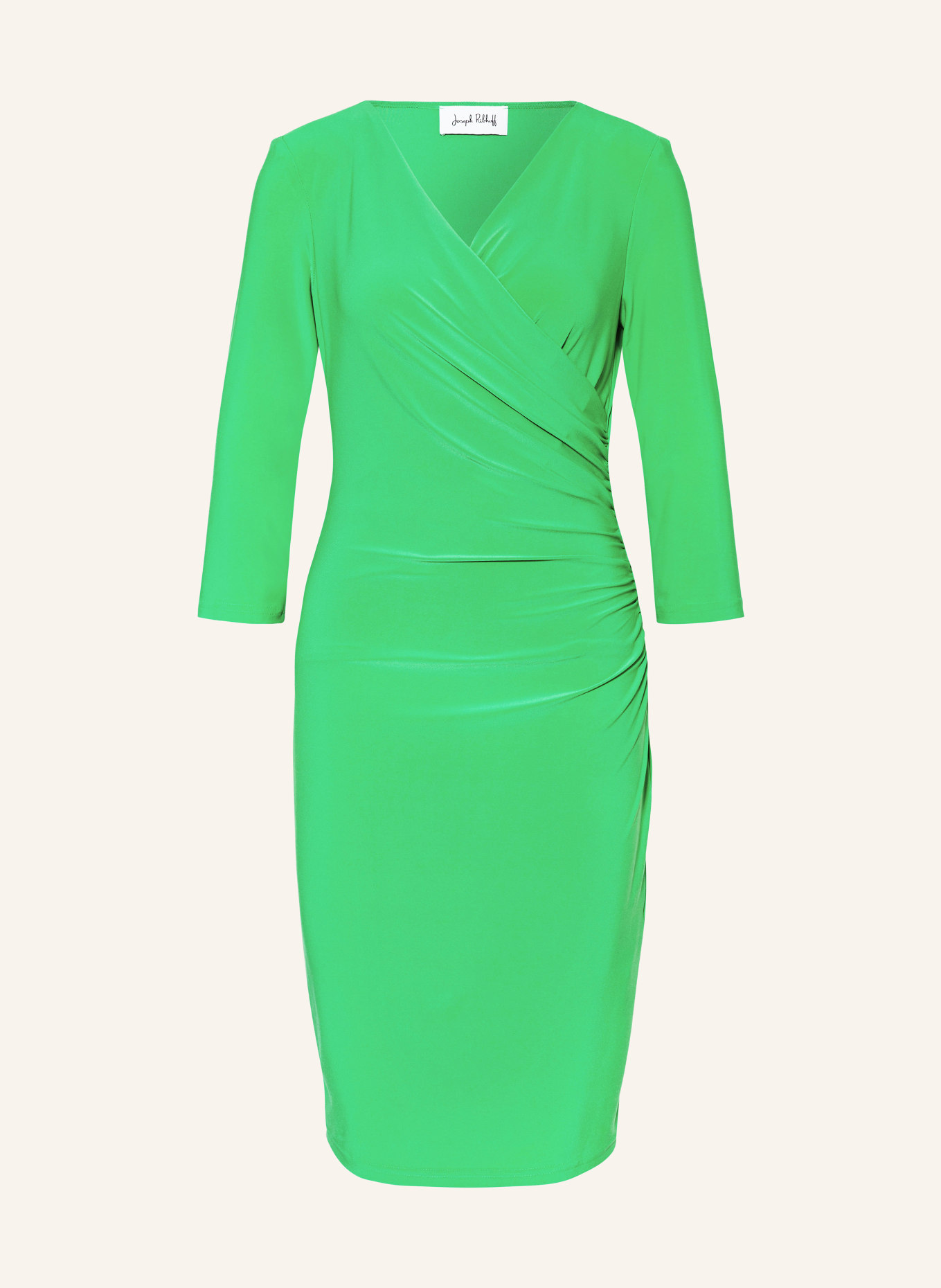 Joseph Ribkoff Dress with 3/4 sleeves, Color: LIGHT GREEN (Image 1)