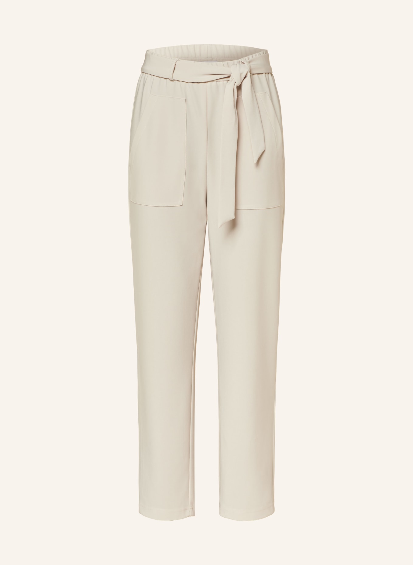 Joseph Ribkoff Paper bag trousers made of jersey, Color: CREAM (Image 1)
