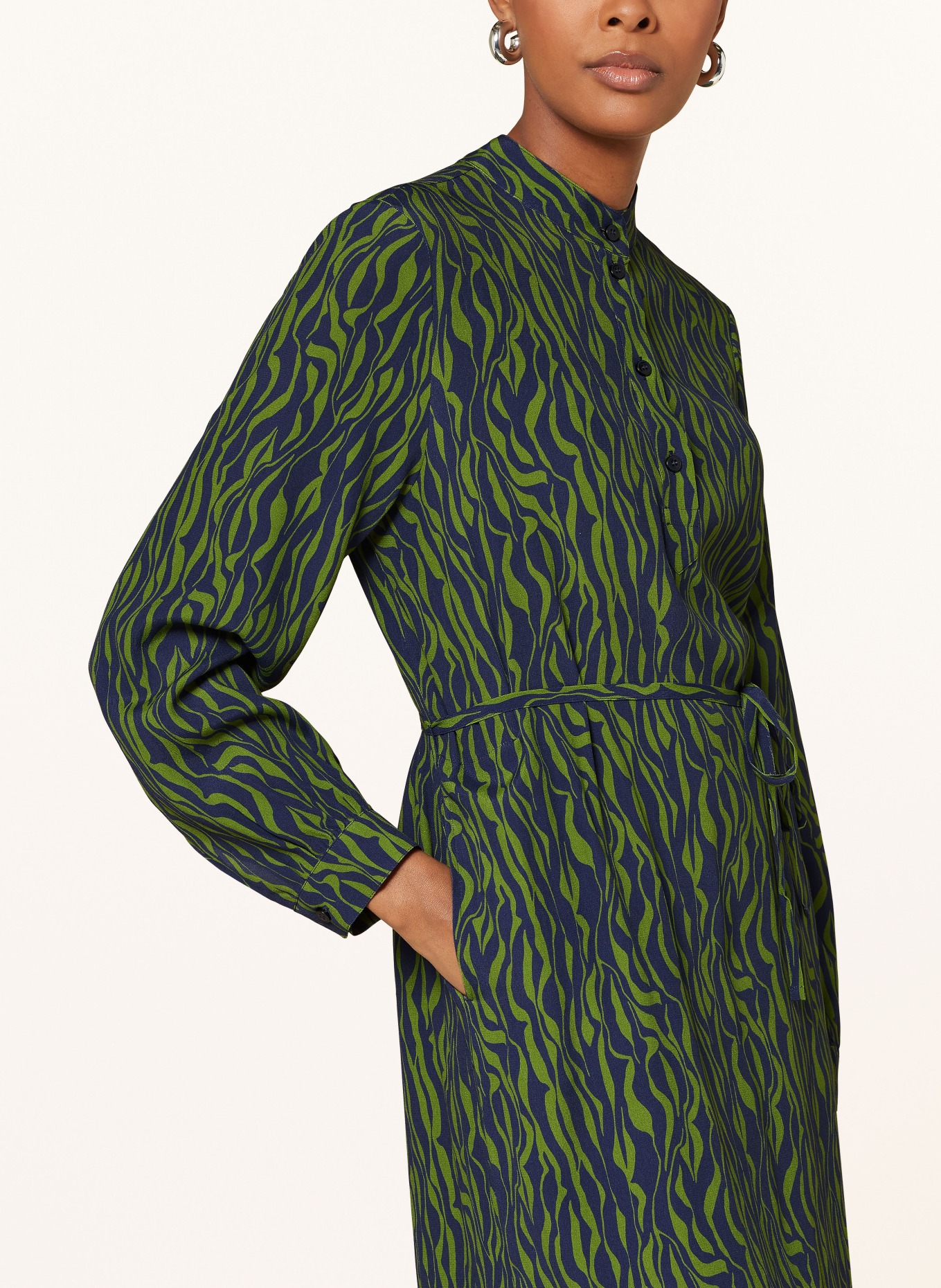 MAERZ MUENCHEN Dress, Color: DARK BLUE/ GREEN (Image 4)
