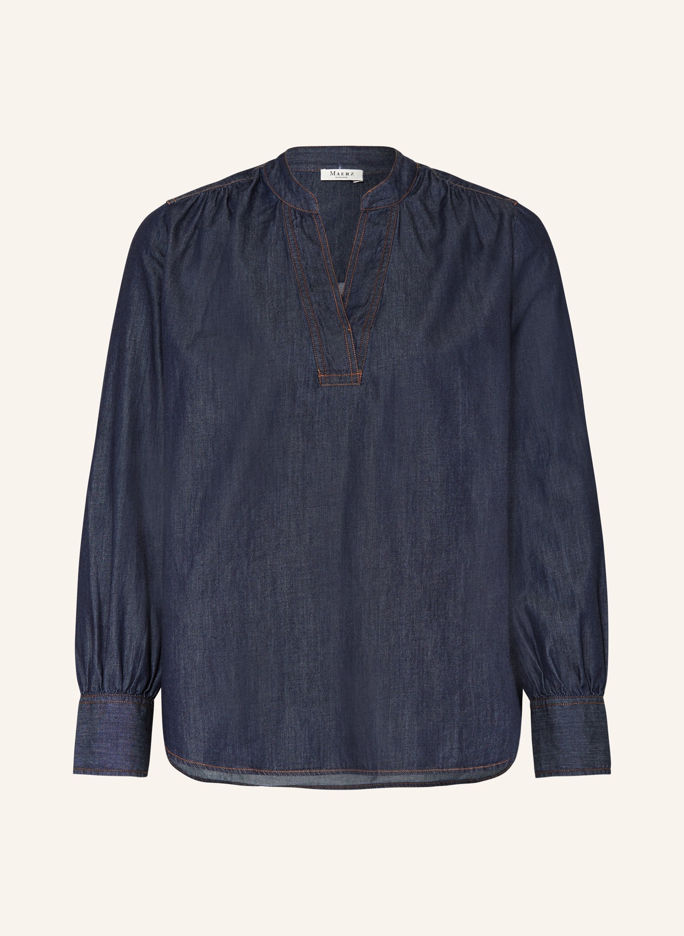 MAERZ MUENCHEN Bluzka jeansowa, Kolor: GRANATOWY (Obrazek 1)