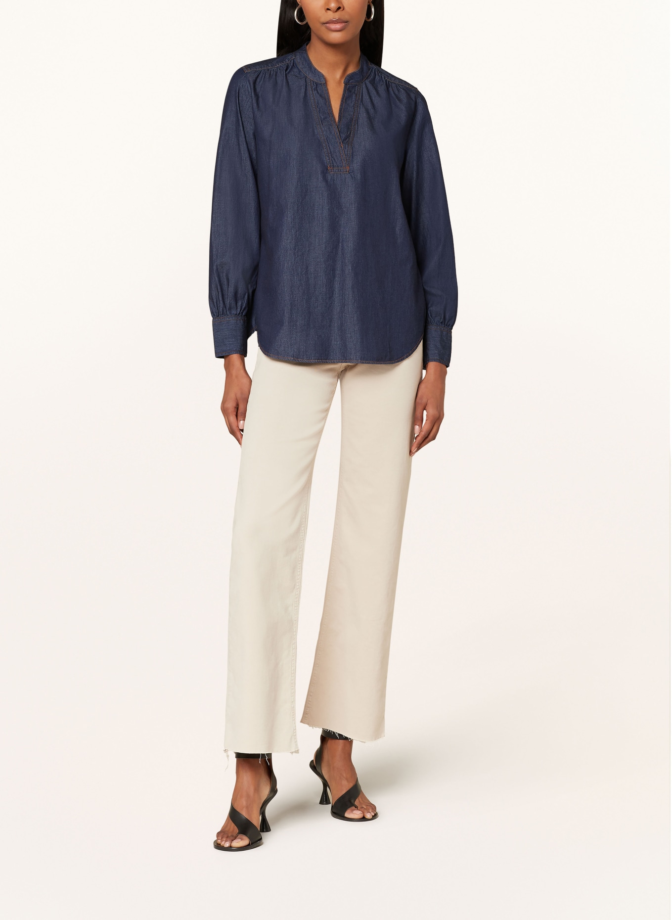 MAERZ MUENCHEN Bluzka jeansowa, Kolor: GRANATOWY (Obrazek 2)