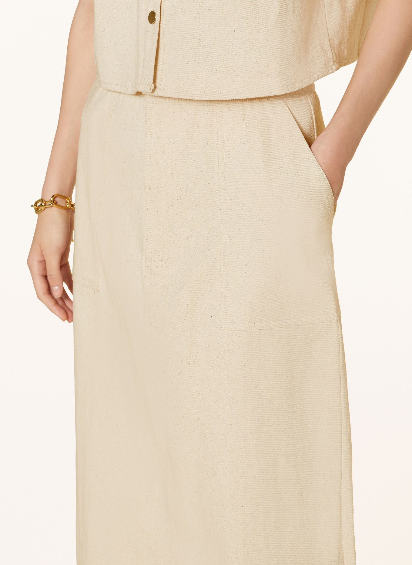 MRS & HUGS Skirt, Color: BEIGE (Image 4)