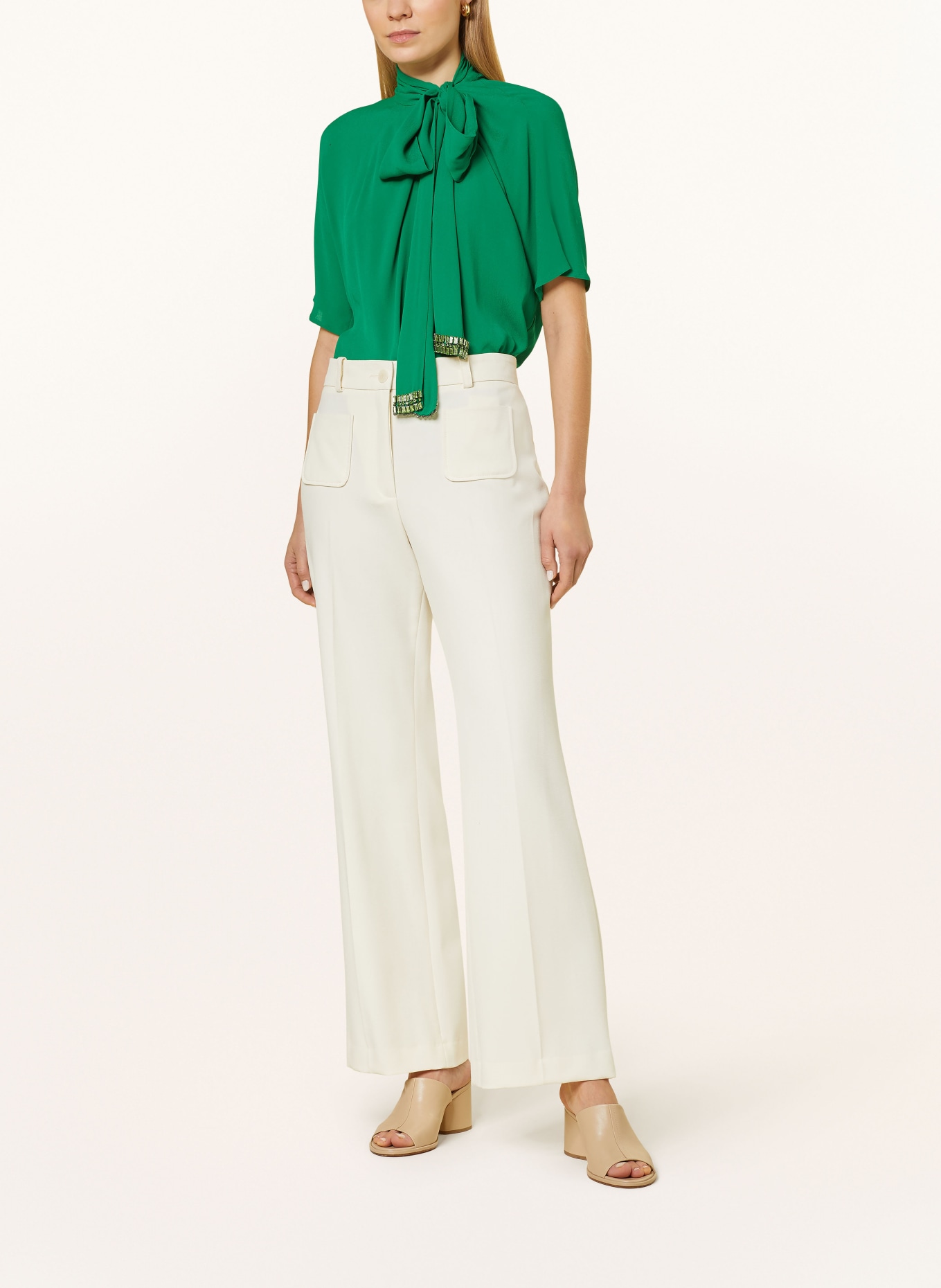 ELENA MIRO Shirt blouse, Color: GREEN (Image 2)