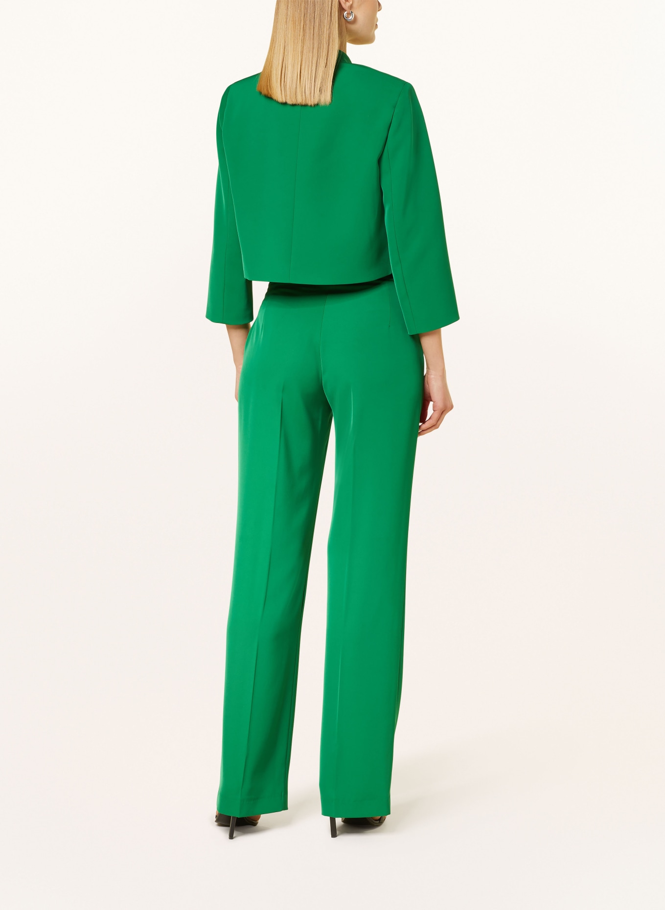 ELENA MIRO Blazer with 3/4 sleeve, Color: GREEN (Image 3)