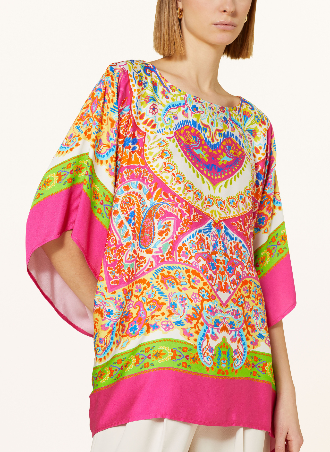 TONNO & PANNA Shirt blouse MIKATON, Color: PINK/ GREEN/ BLUE (Image 4)