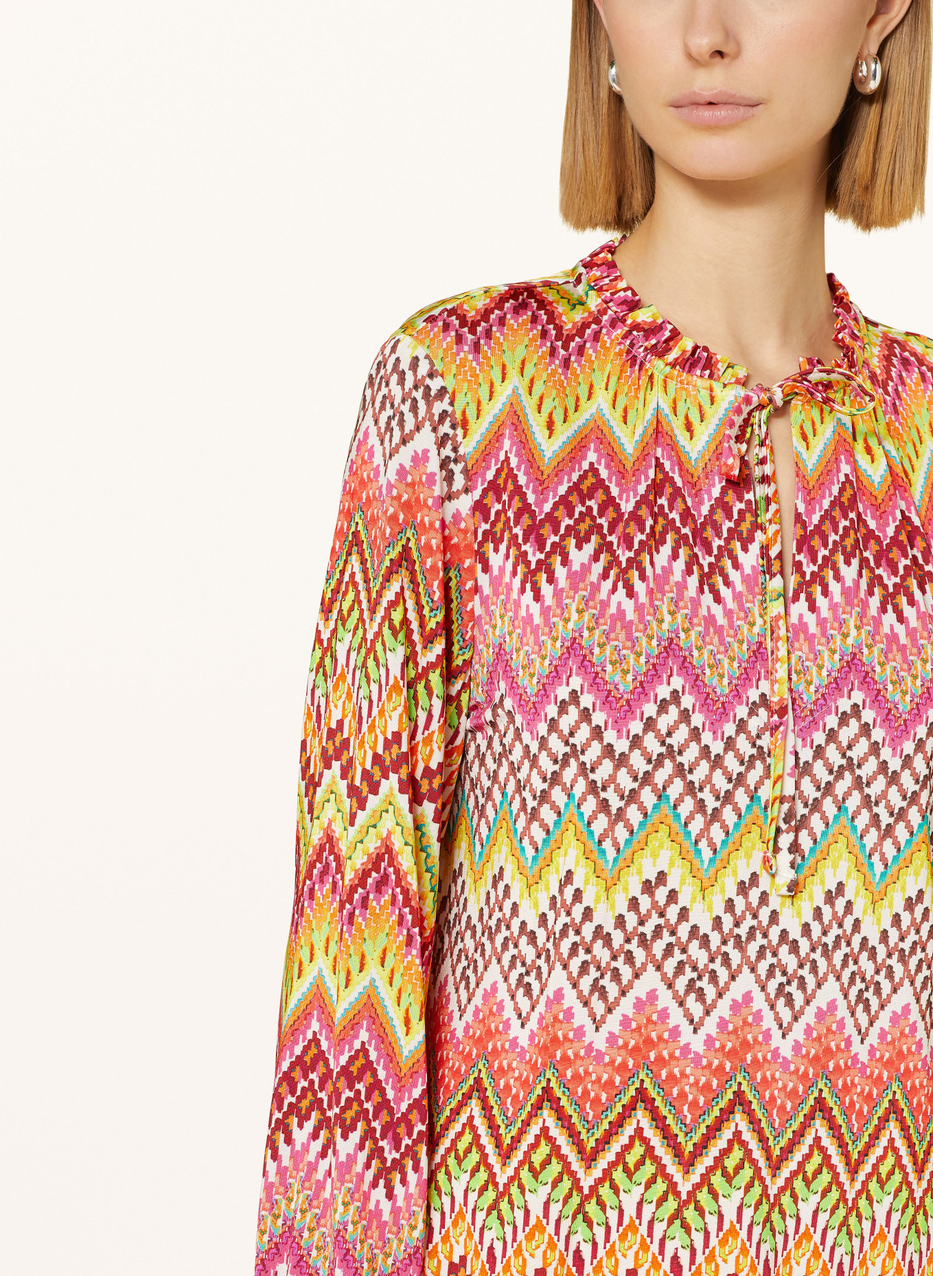 TONNO & PANNA Shirt blouse, Color: YELLOW/ PINK/ BROWN (Image 4)