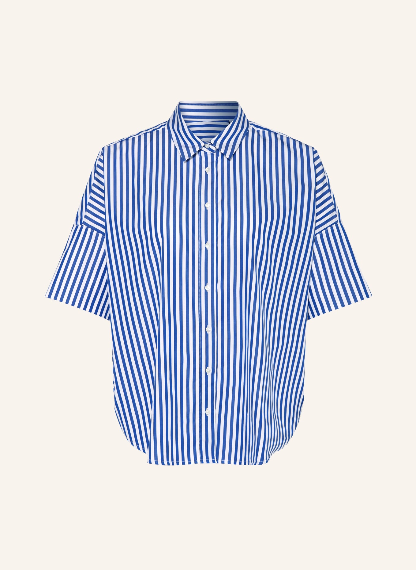 TONNO & PANNA Shirt blouse, Color: WHITE/ BLUE (Image 1)
