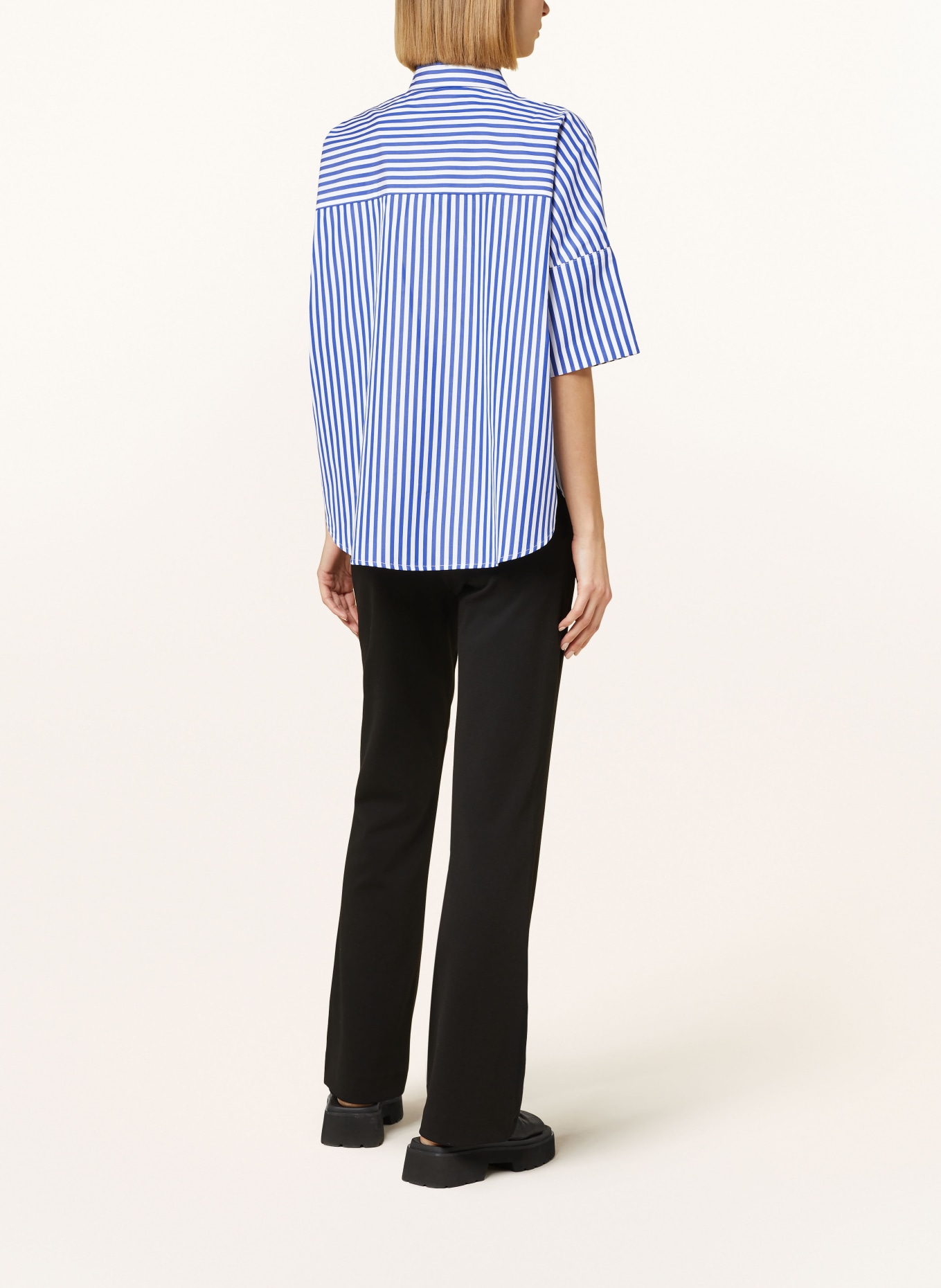 TONNO & PANNA Shirt blouse, Color: WHITE/ BLUE (Image 3)