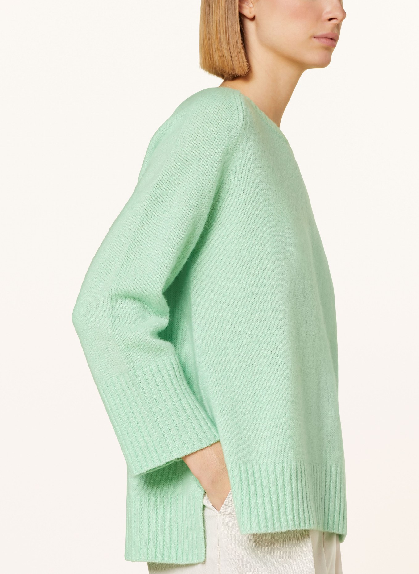 Mint green cashmere sweater store