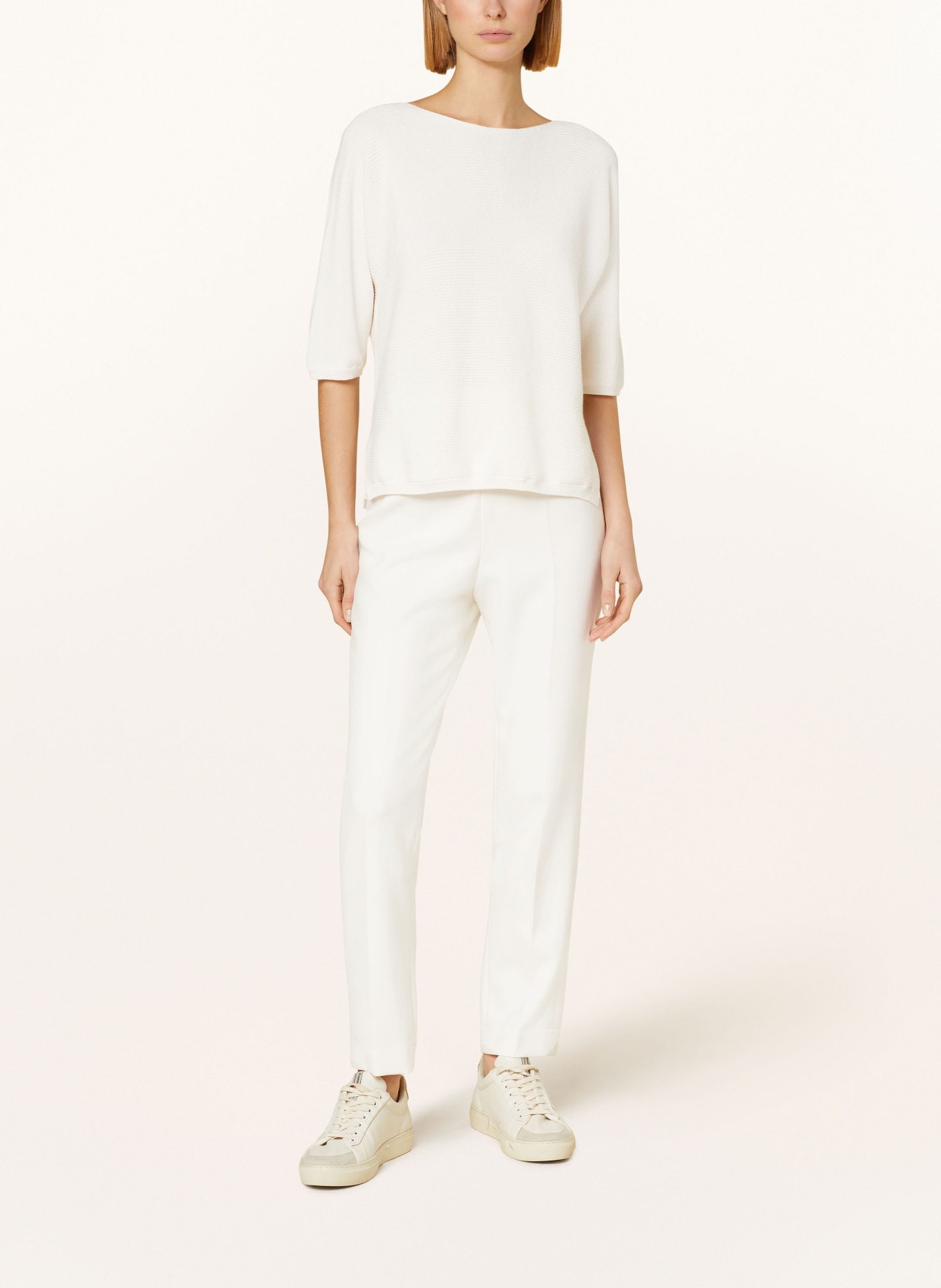 HEMISPHERE Pullover mit 3/4-Arm, Farbe: 1001 white weiss (Bild 2)