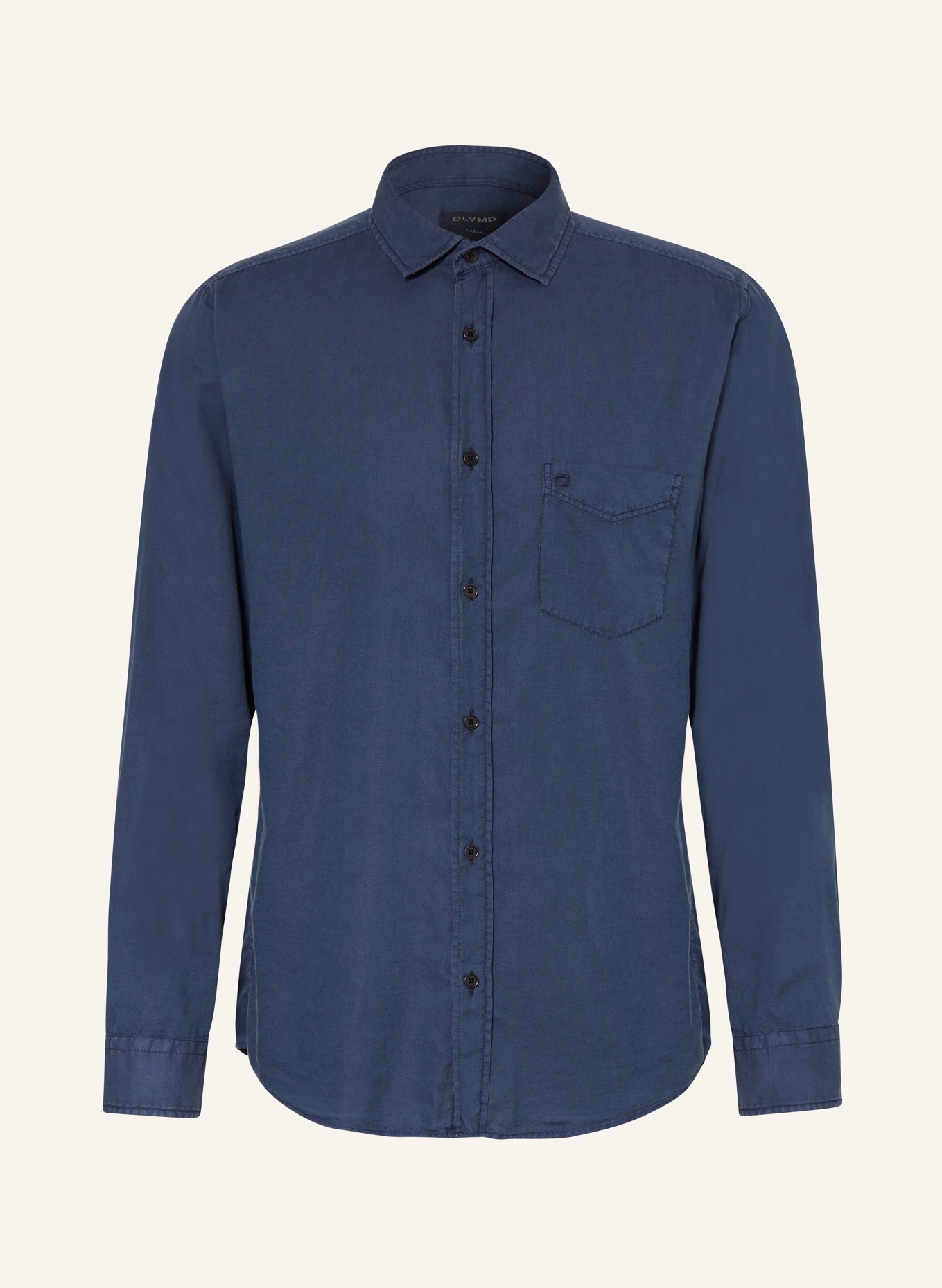 OLYMP Hemd Casual regular fit: DUNKELBLAU