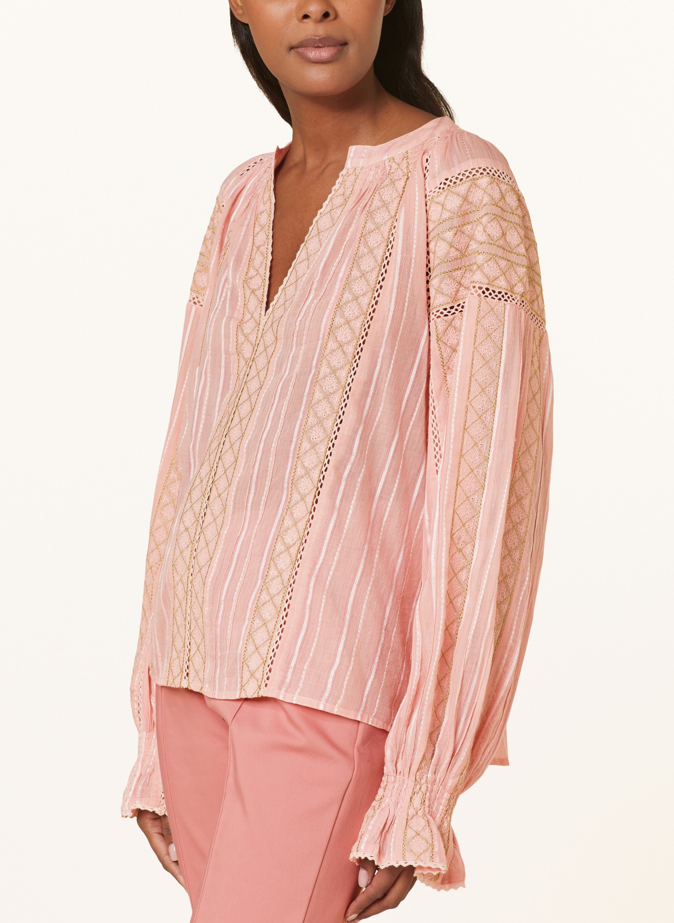 summum woman Tunic with glitter thread, Color: PINK (Image 4)
